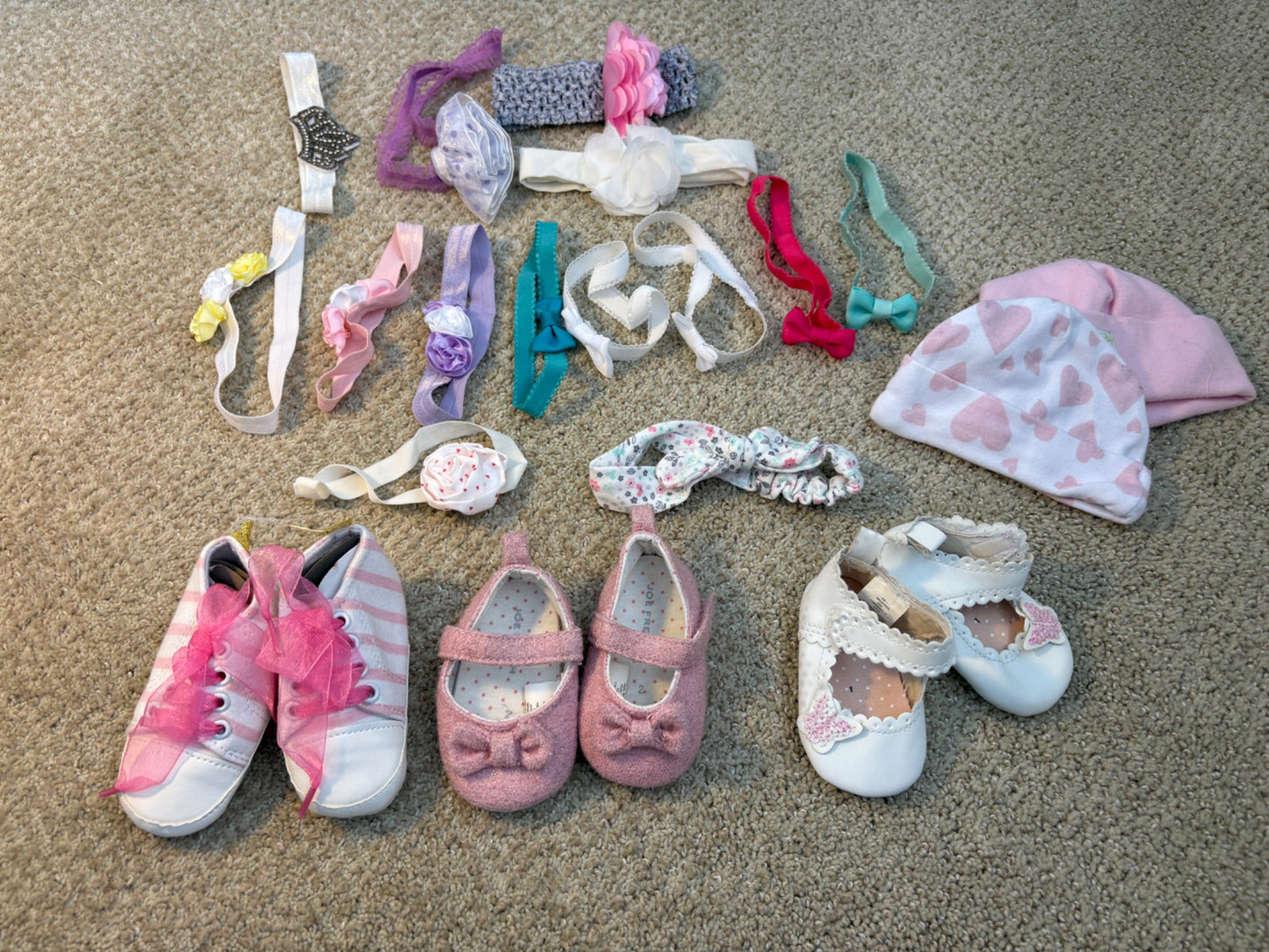 Newborn baby accessory bundle
