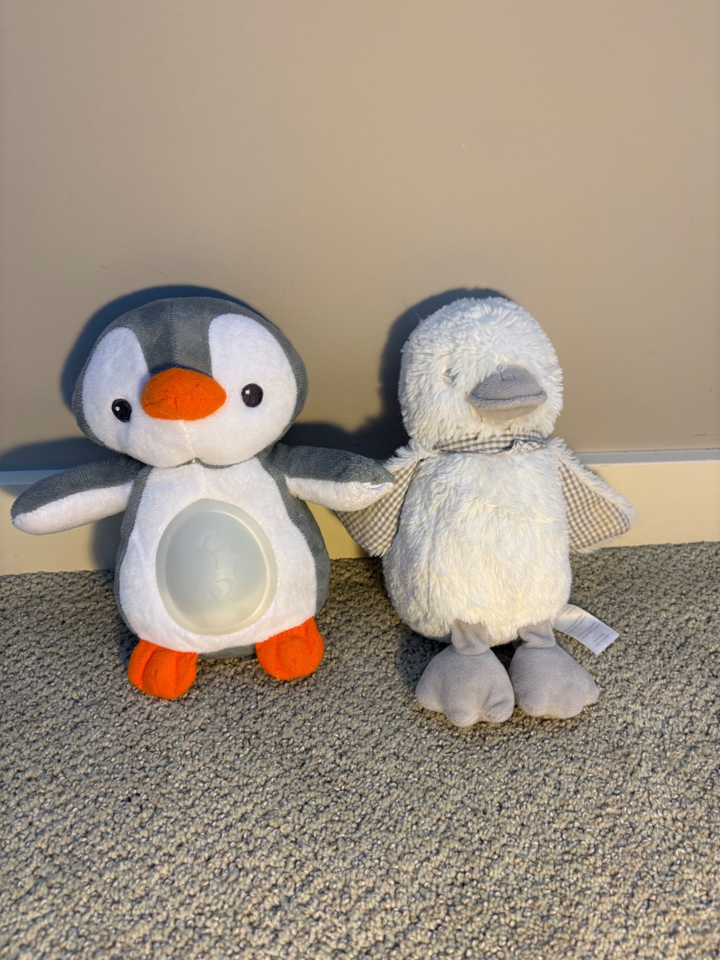 Musical light up penguin and rattle duck bundle