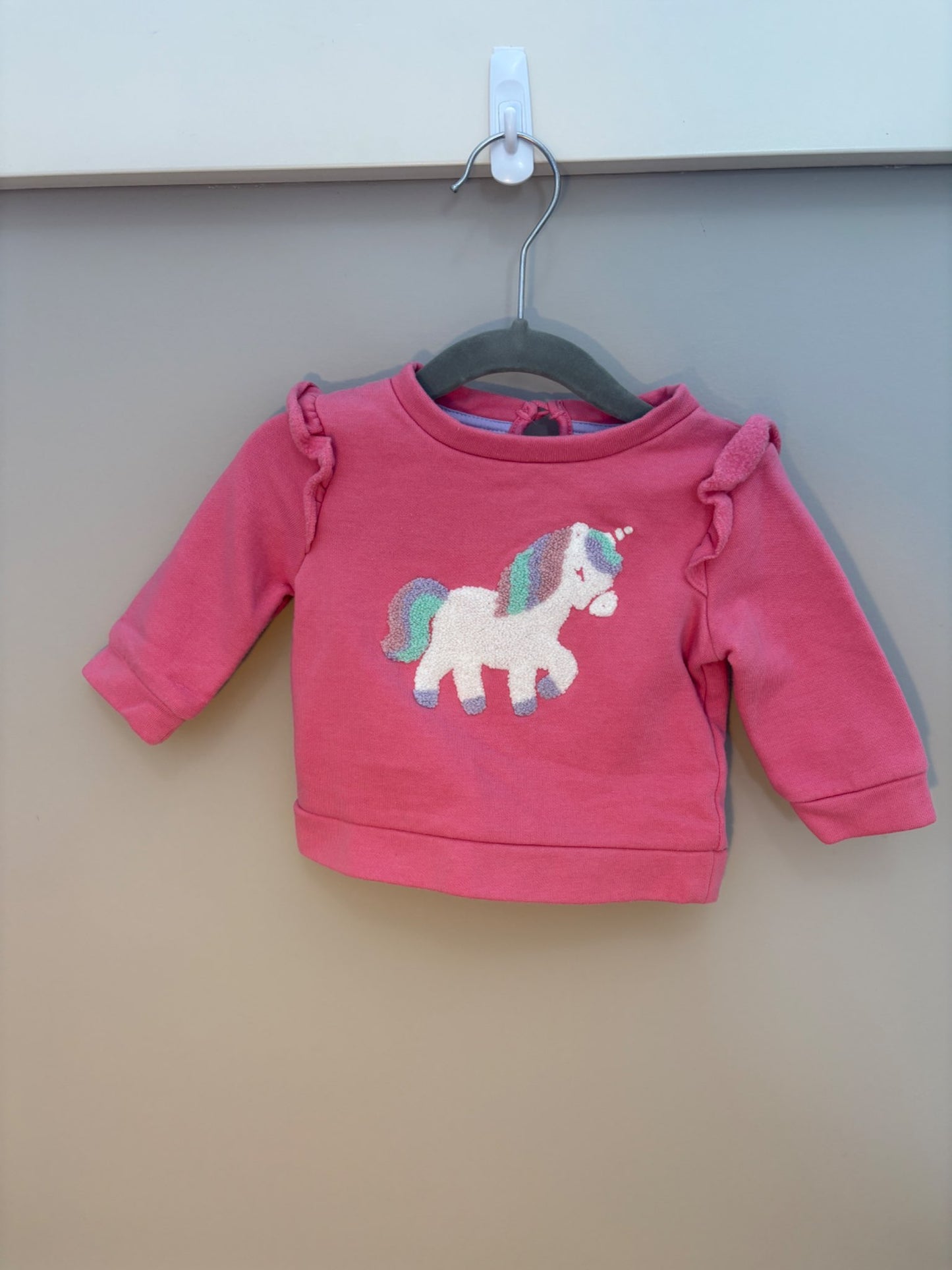 Joe fresh unicorn sweater 3-6 months , Kids 6 Month (3-6M)