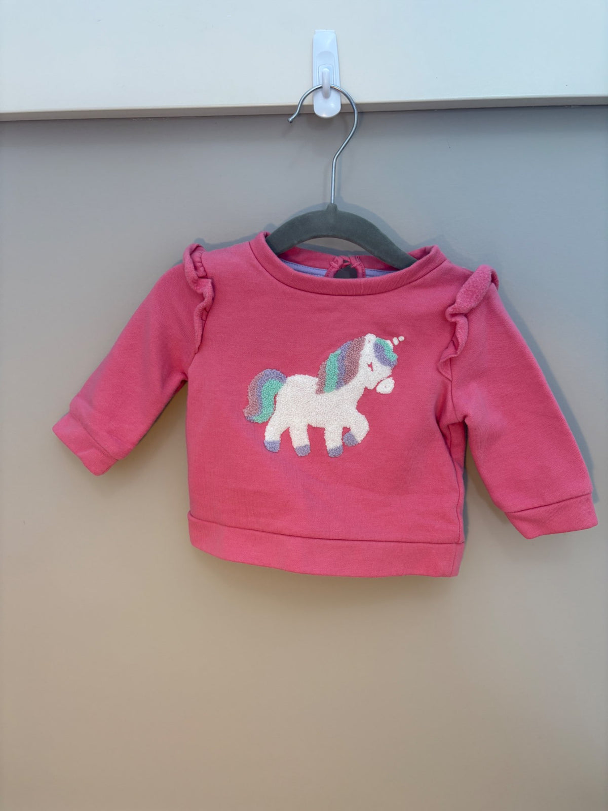 Joe fresh unicorn sweater 3-6 months , Kids 6 Month (3-6M)