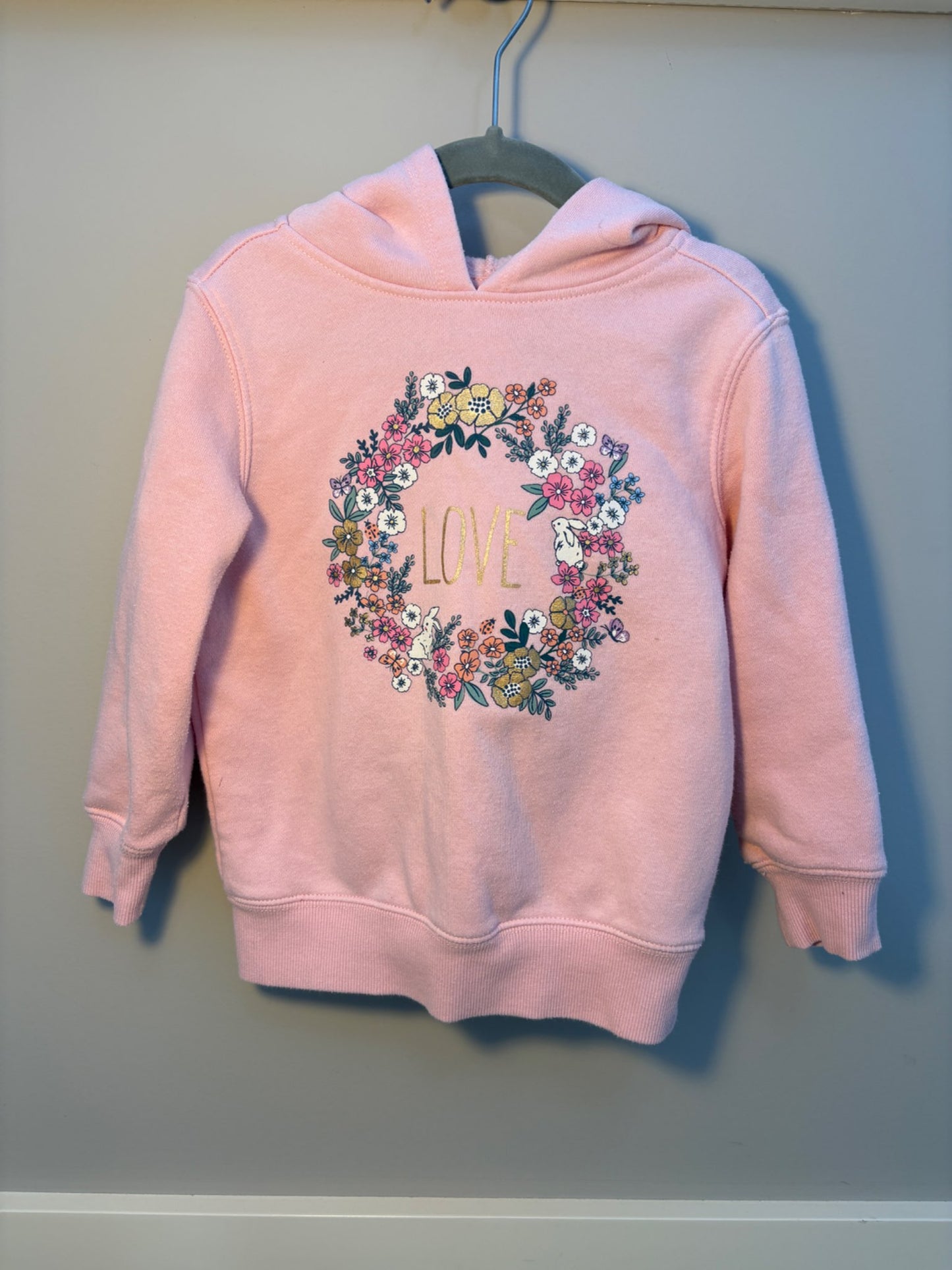 Love and flower hoodie 3t, Kids 3T