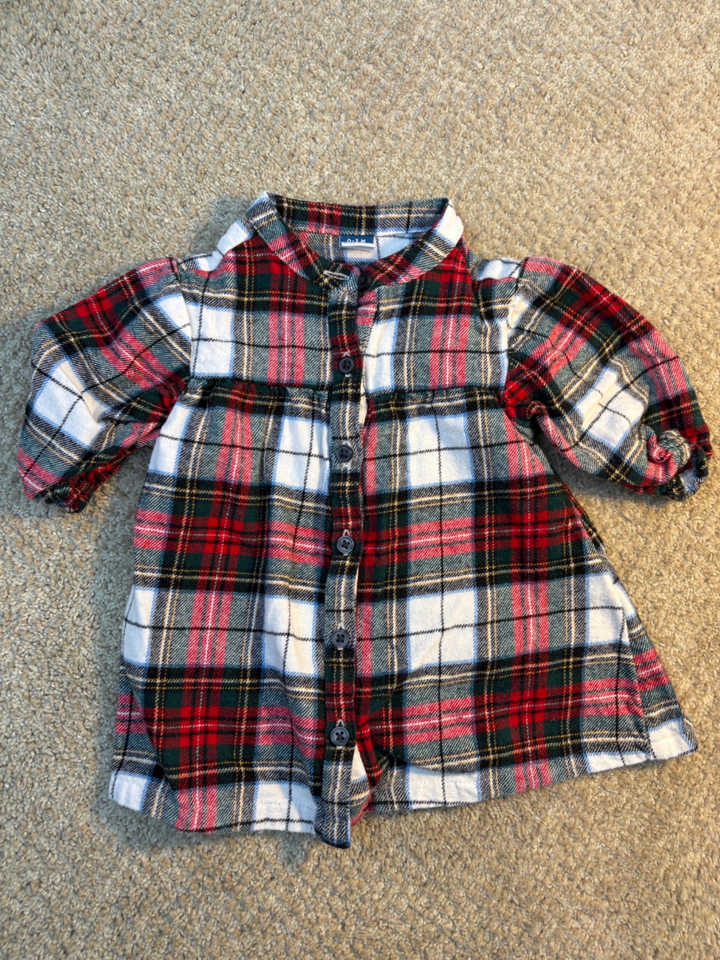 0-3 month plaid dress, Kids 3 Month (0-3M)