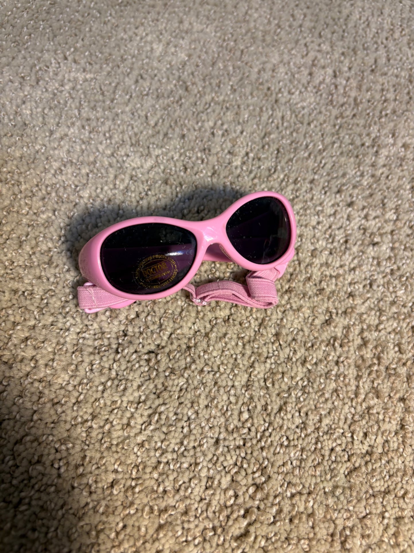 Pink baby sunglasses