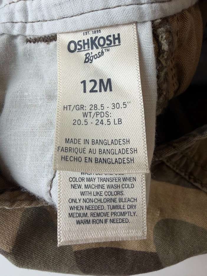 OshKosh B'Gosh Overalls 12m, Kids 12 Month (9-12M)