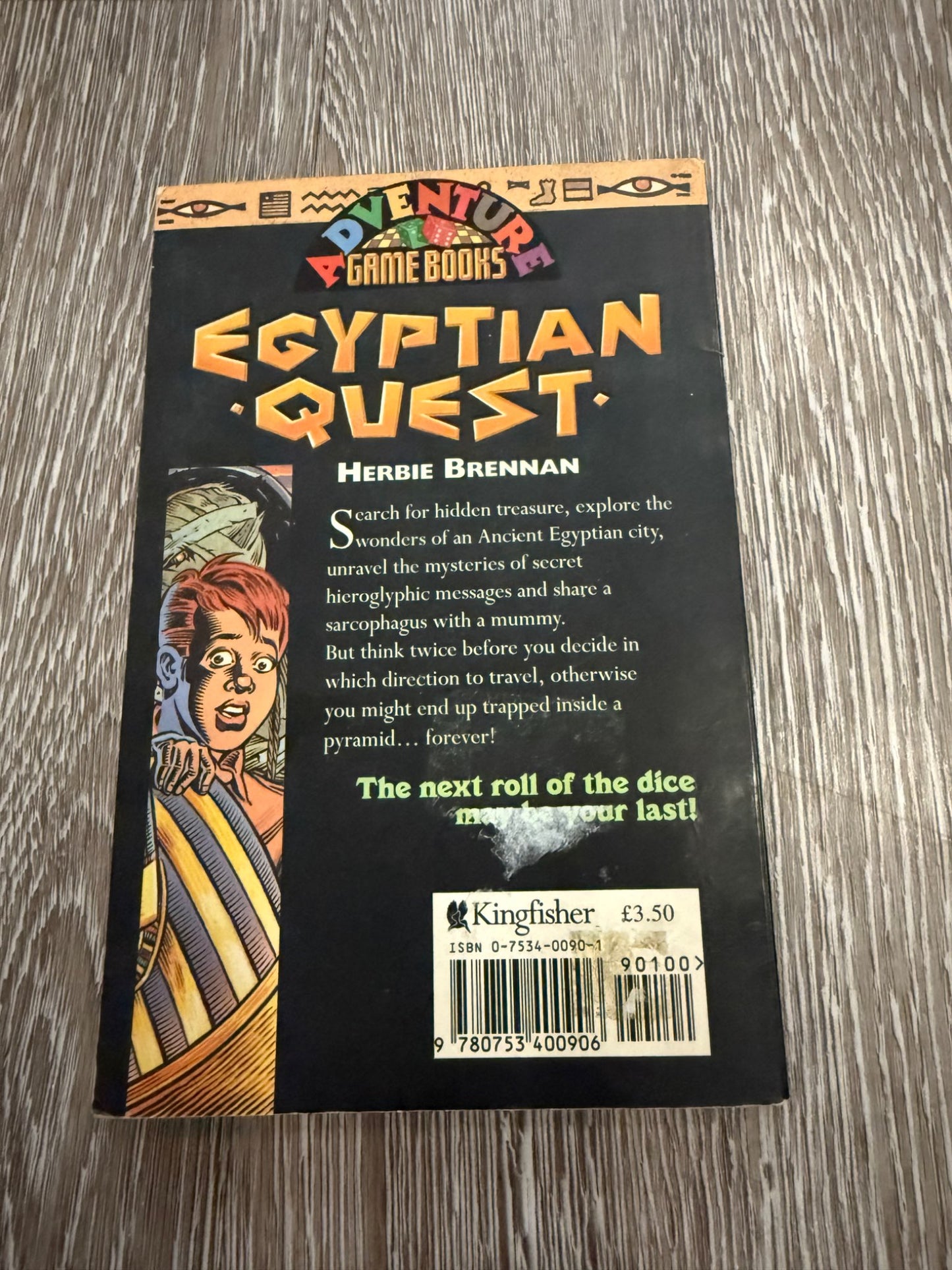 Egyptian Quest written by Herbie Brennan