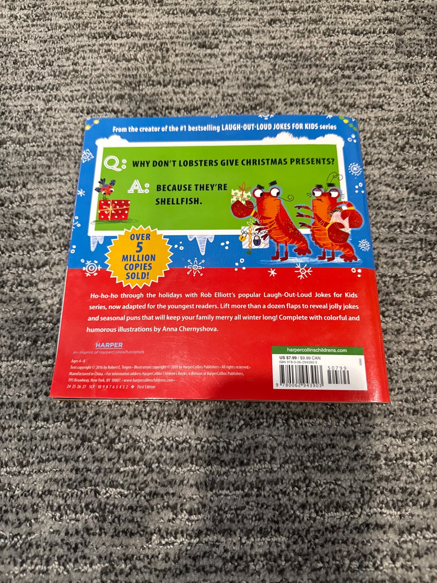 Laugh-out-Loud Christmas jokes lift-the-flap book