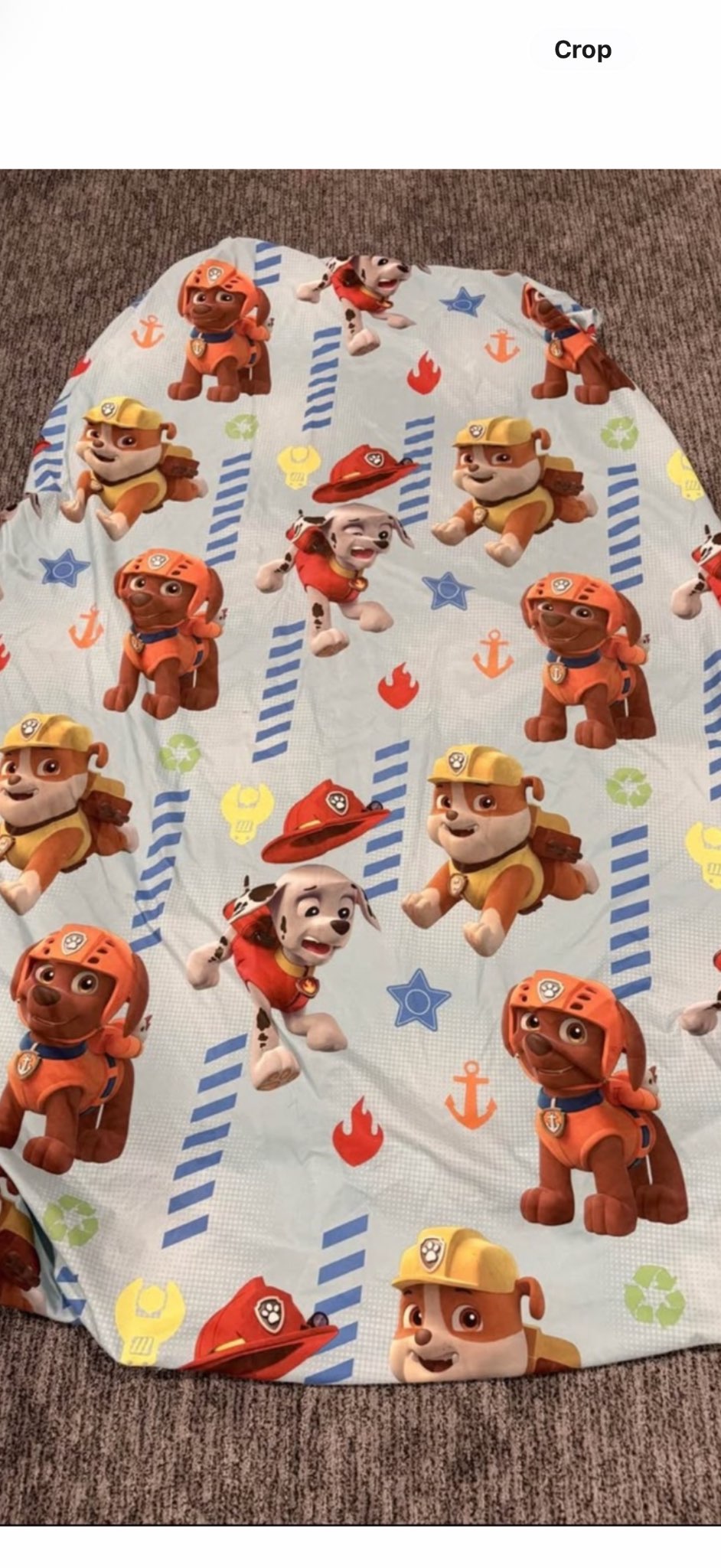 Paw Patrol flat and fitted sheet set- no pillow cases