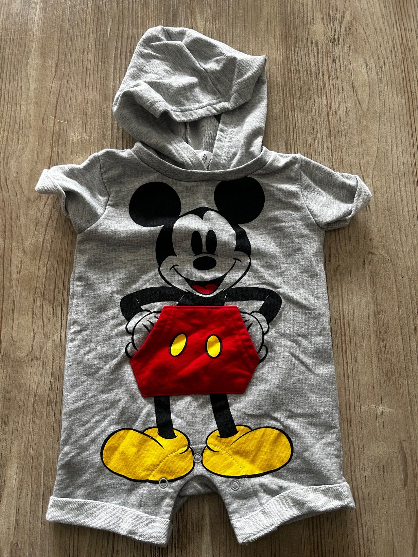 Mickey Mouse hooded Onesie, Kids 3 Month (0-3M)