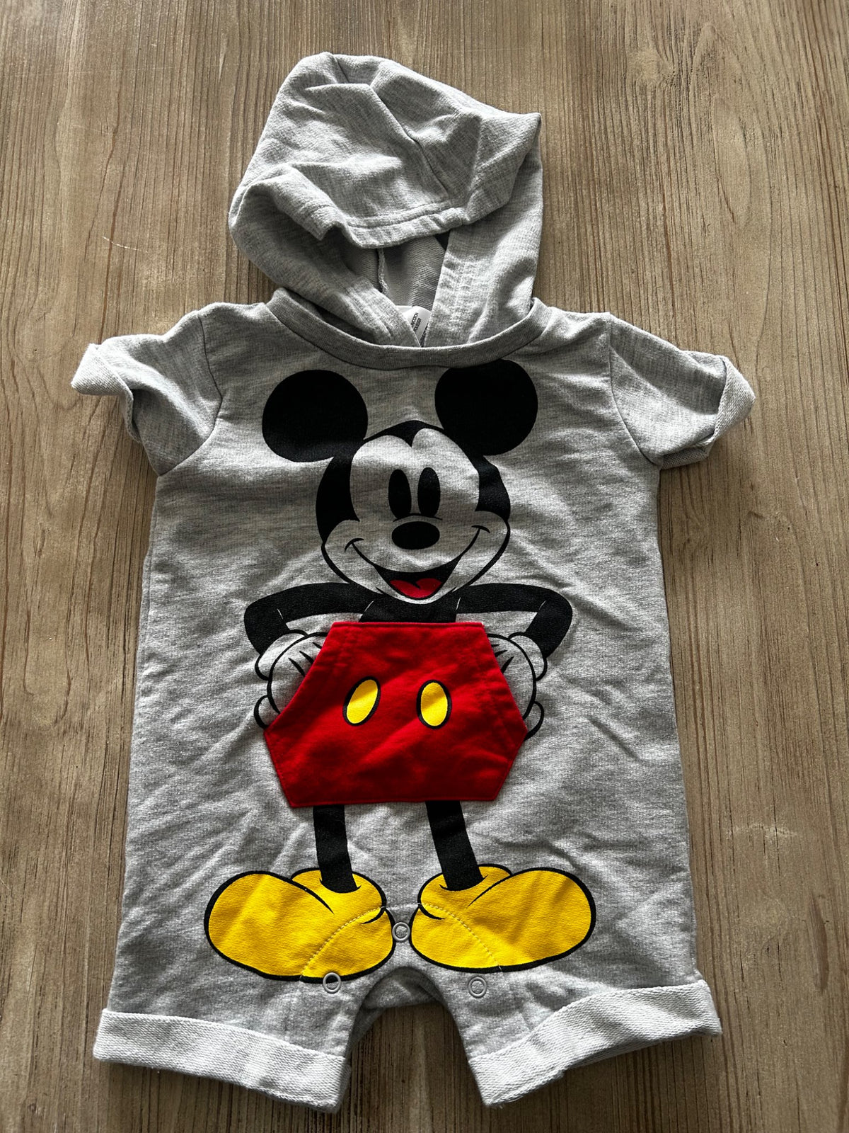 Mickey Mouse hooded Onesie, Kids 3 Month (0-3M)