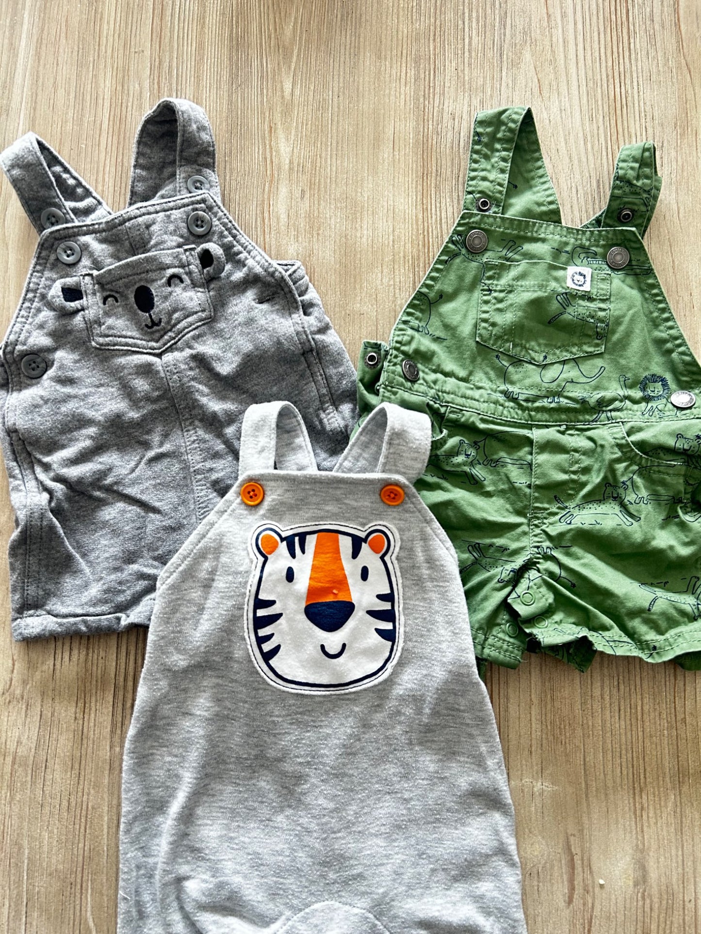 Three piece overall bundle, Kids 3 Month (0-3M)