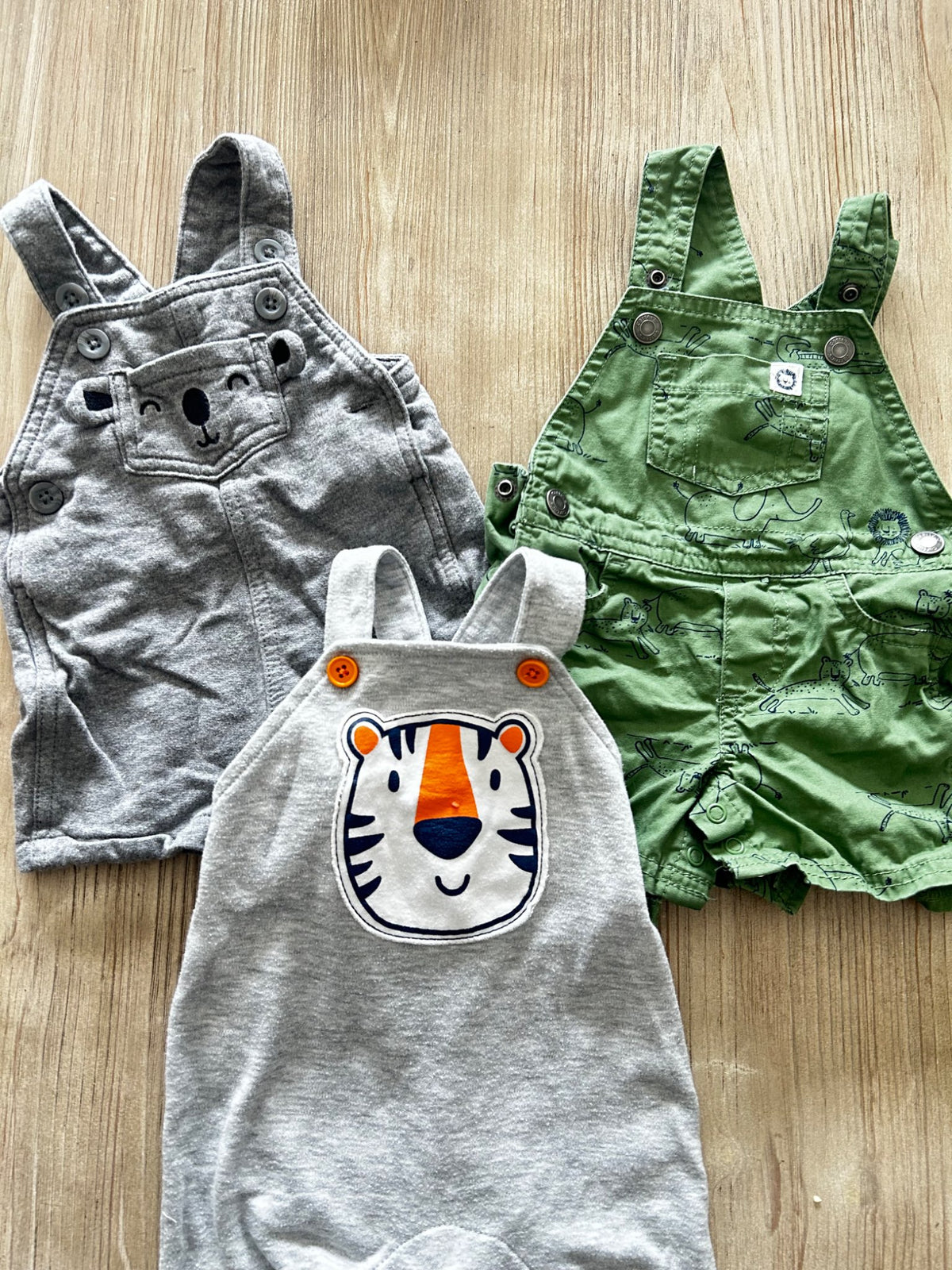 Three piece overall bundle, Kids 3 Month (0-3M)