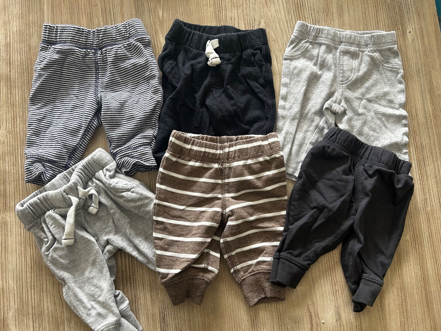 Assorted sweatpants bundle, Kids 3 Month (0-3M)