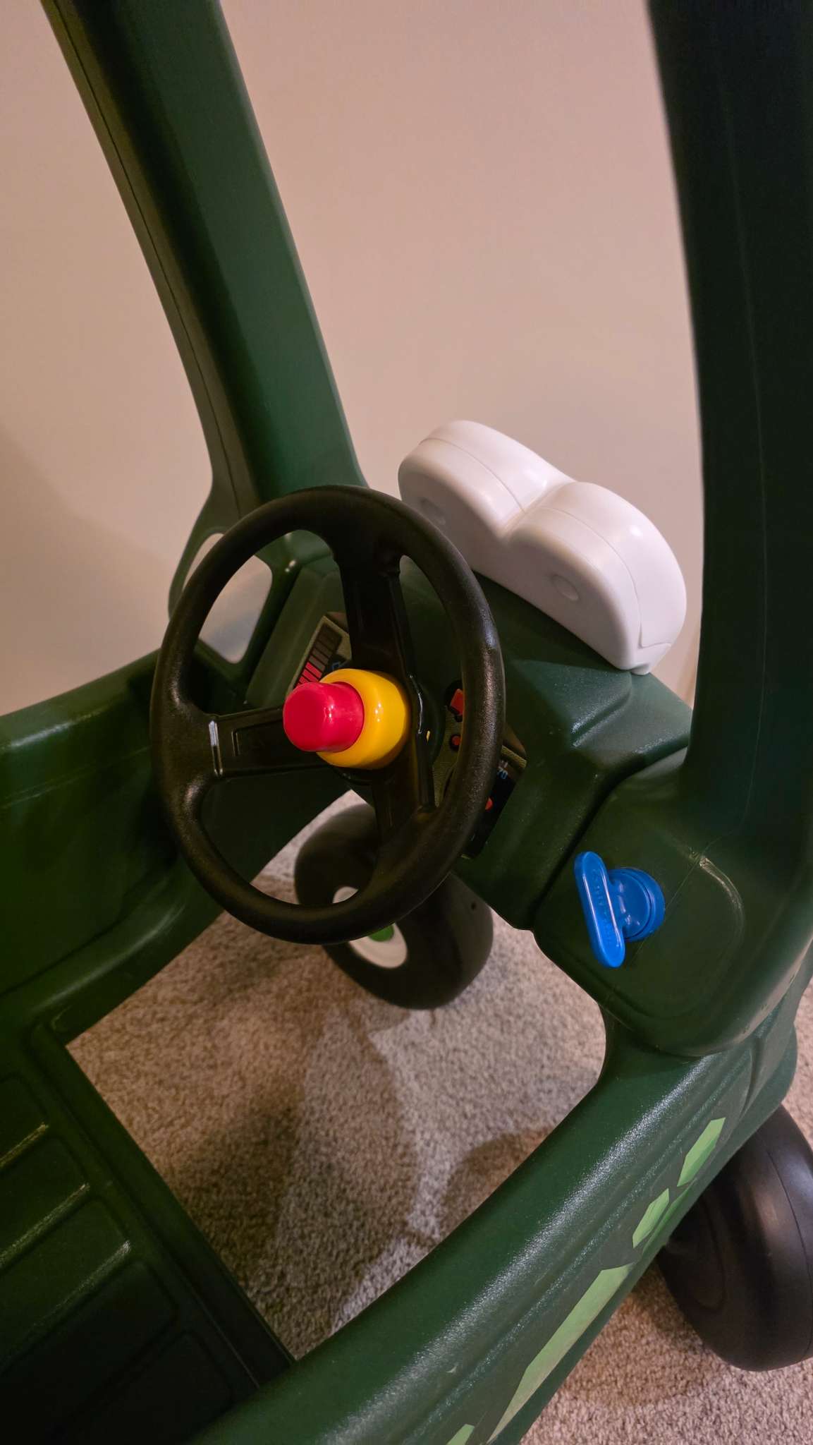 Little Tikes T-Rex Cozy Coupe Dino Ride-On Car, Green, VGUC