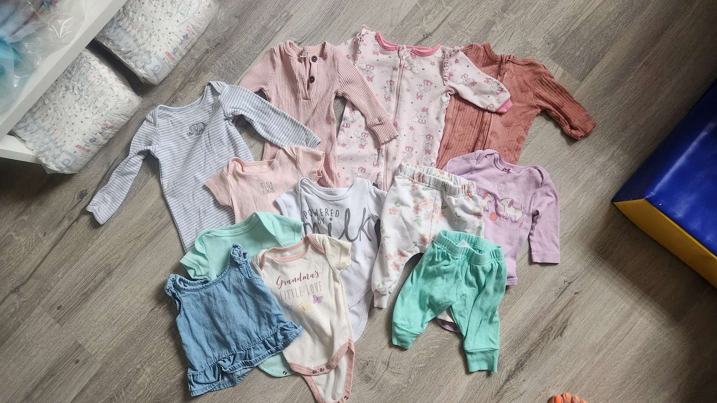 0 - 3 girl clothes, Kids 3 Month (0-3M)