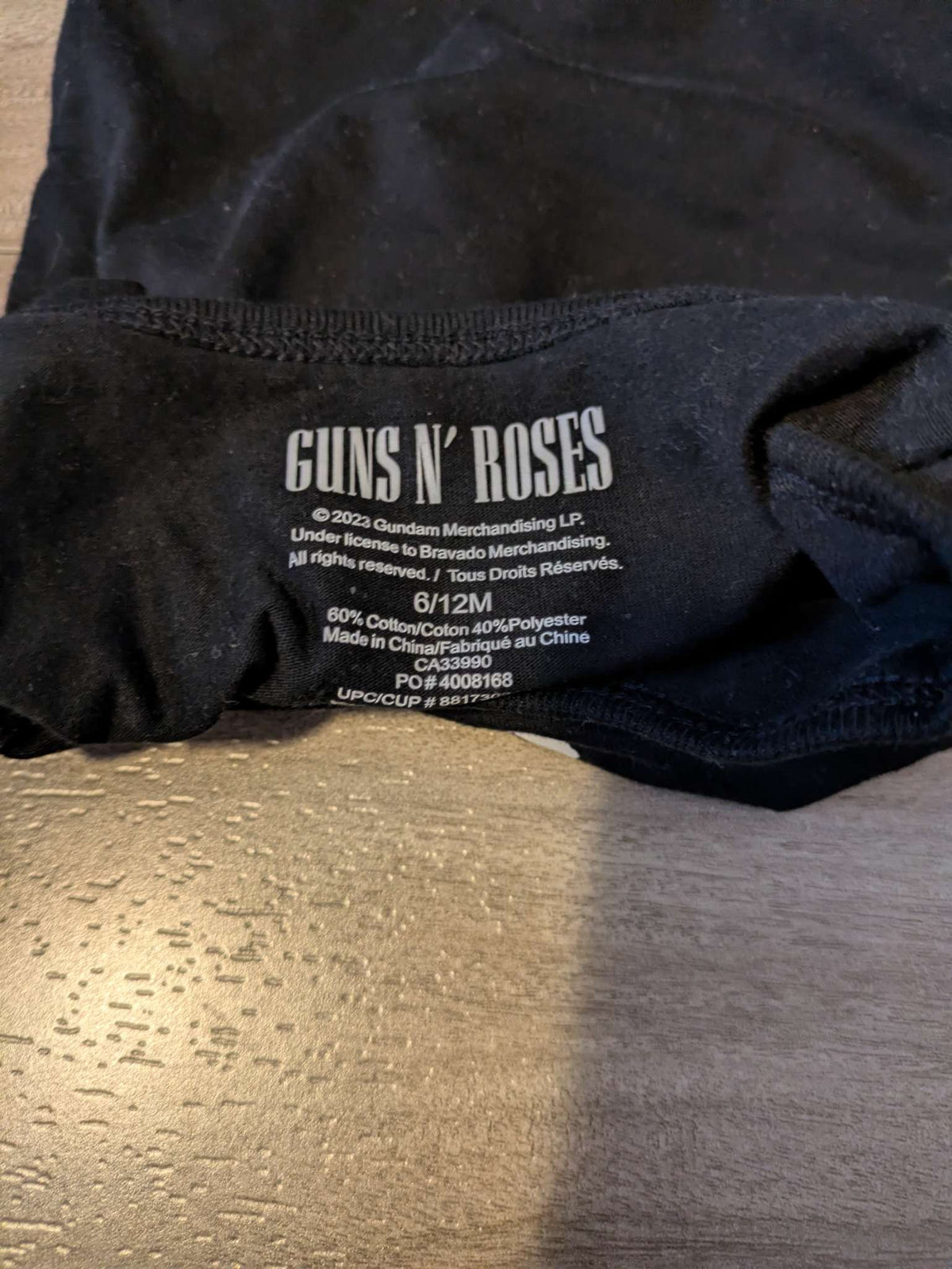 Guns N Roses onesie - NWOT, Kids 12 Month (9-12M)
