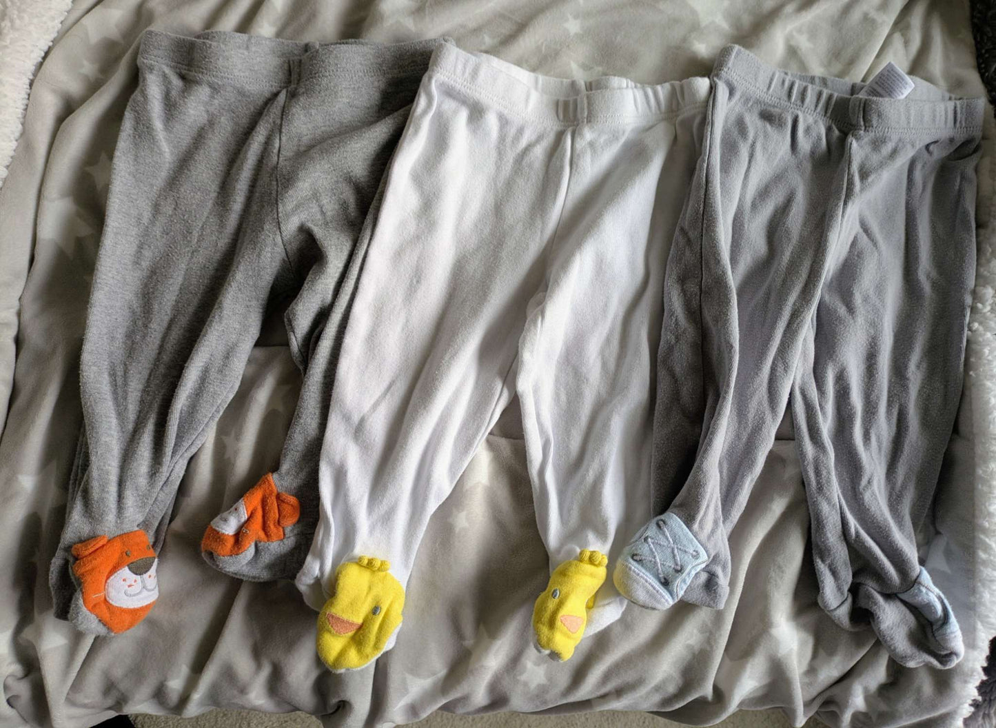 Pants with covered feet, Kids 6 Month (3-6M)