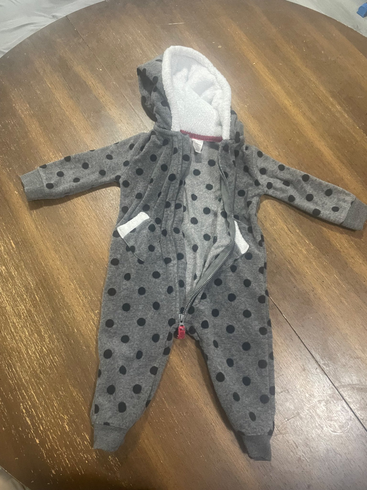 Grey winter romper (9-12 months), Kids 12 Month (9-12M)