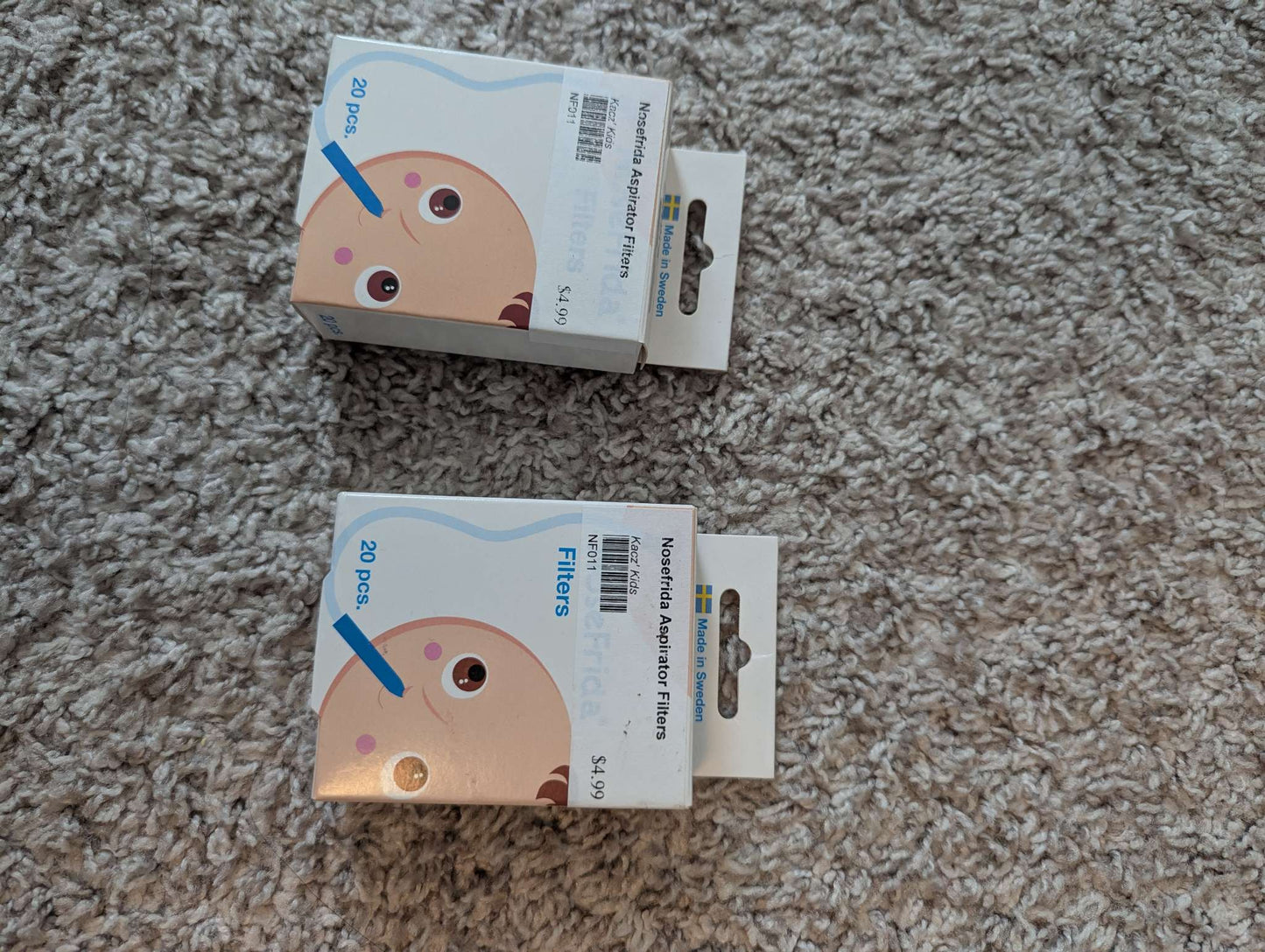 Frida nose filters for nose sucker