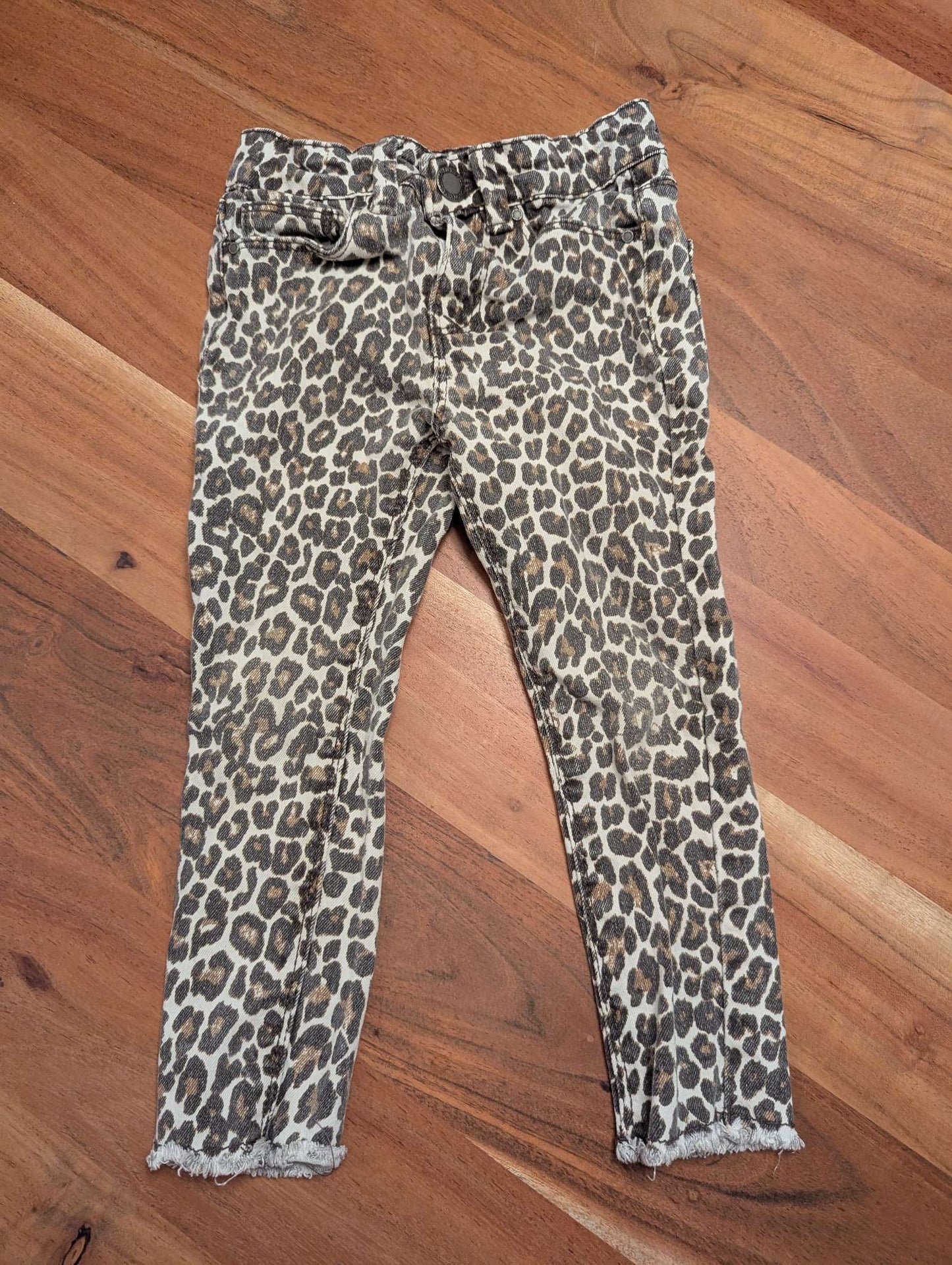 Cotton on kids skinny leopard print leggings 3T, Kids 3T