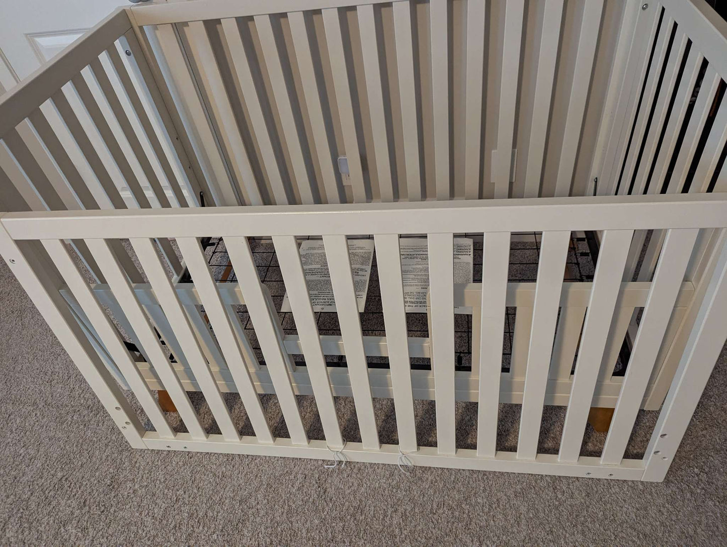 Kidkraft white crib 4 in one