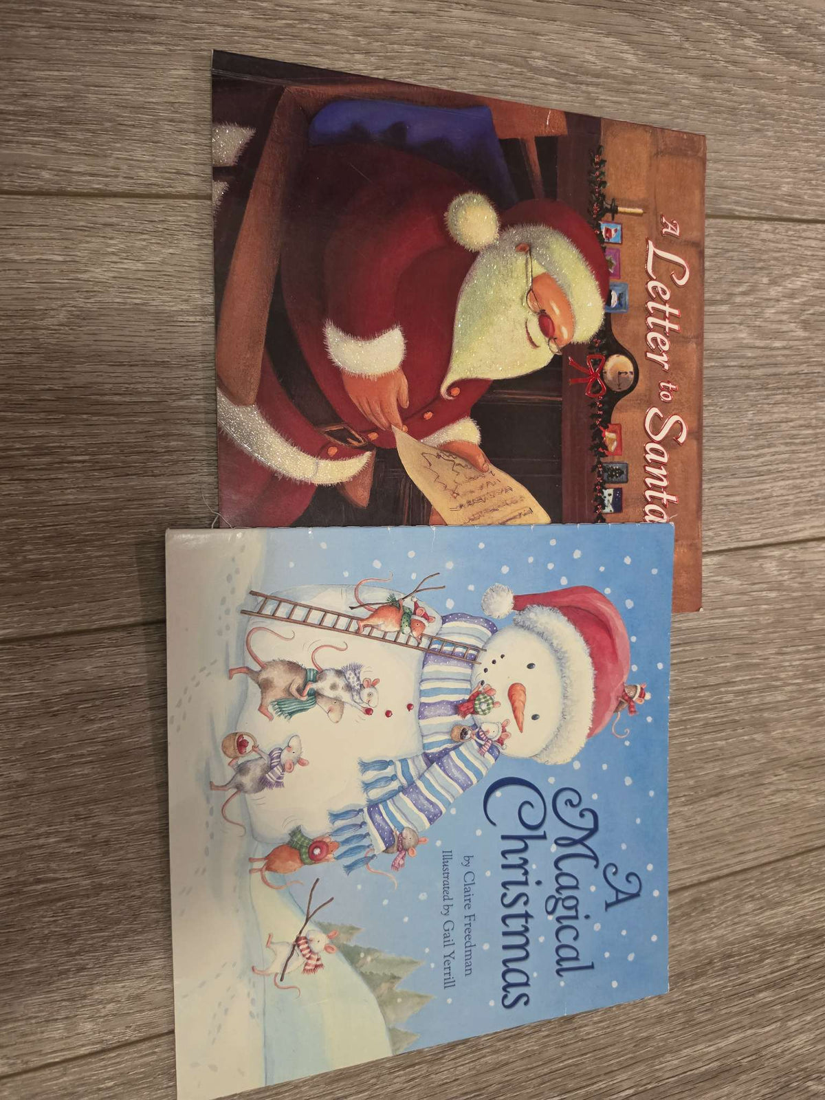 Two Christmas books bundle letter to Santa and magical Christmas