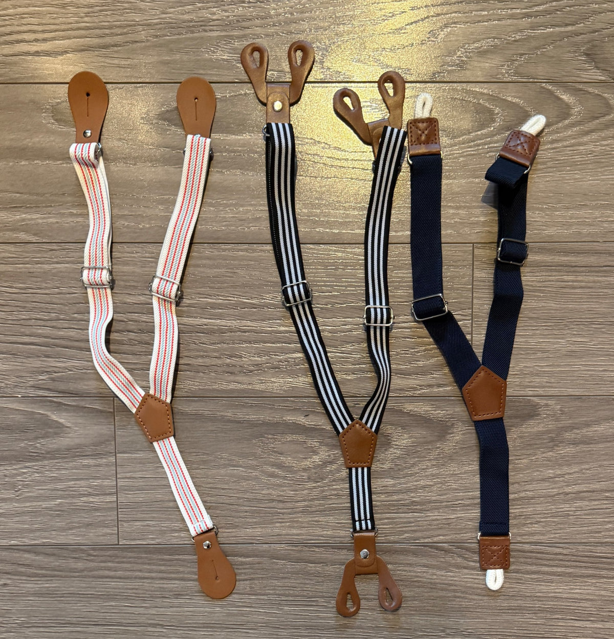 3 Pack of Baby Boy Adjustable Suspenders