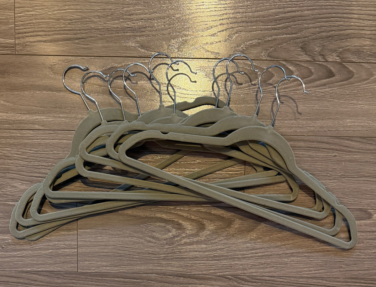 Pack of 10 Velour Hangers
