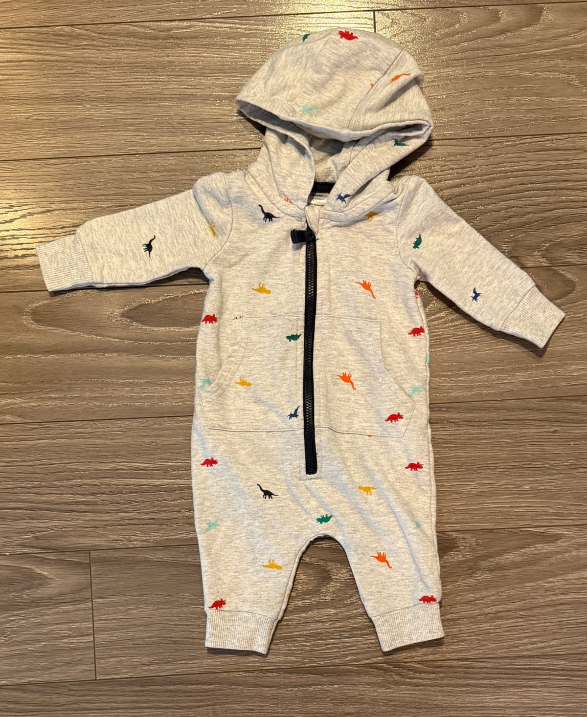 Dinosaur Onesie/Romper Set (0-3 Months), Kids 3 Month (0-3M)