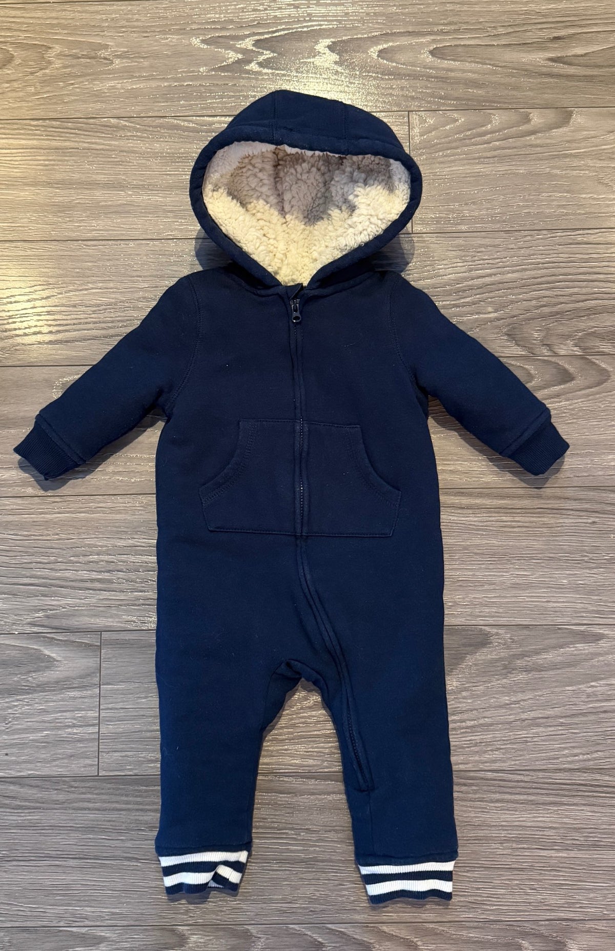 Very warm dark blue bunting suit (6-12 Months), Kids 12 Month (9-12M)