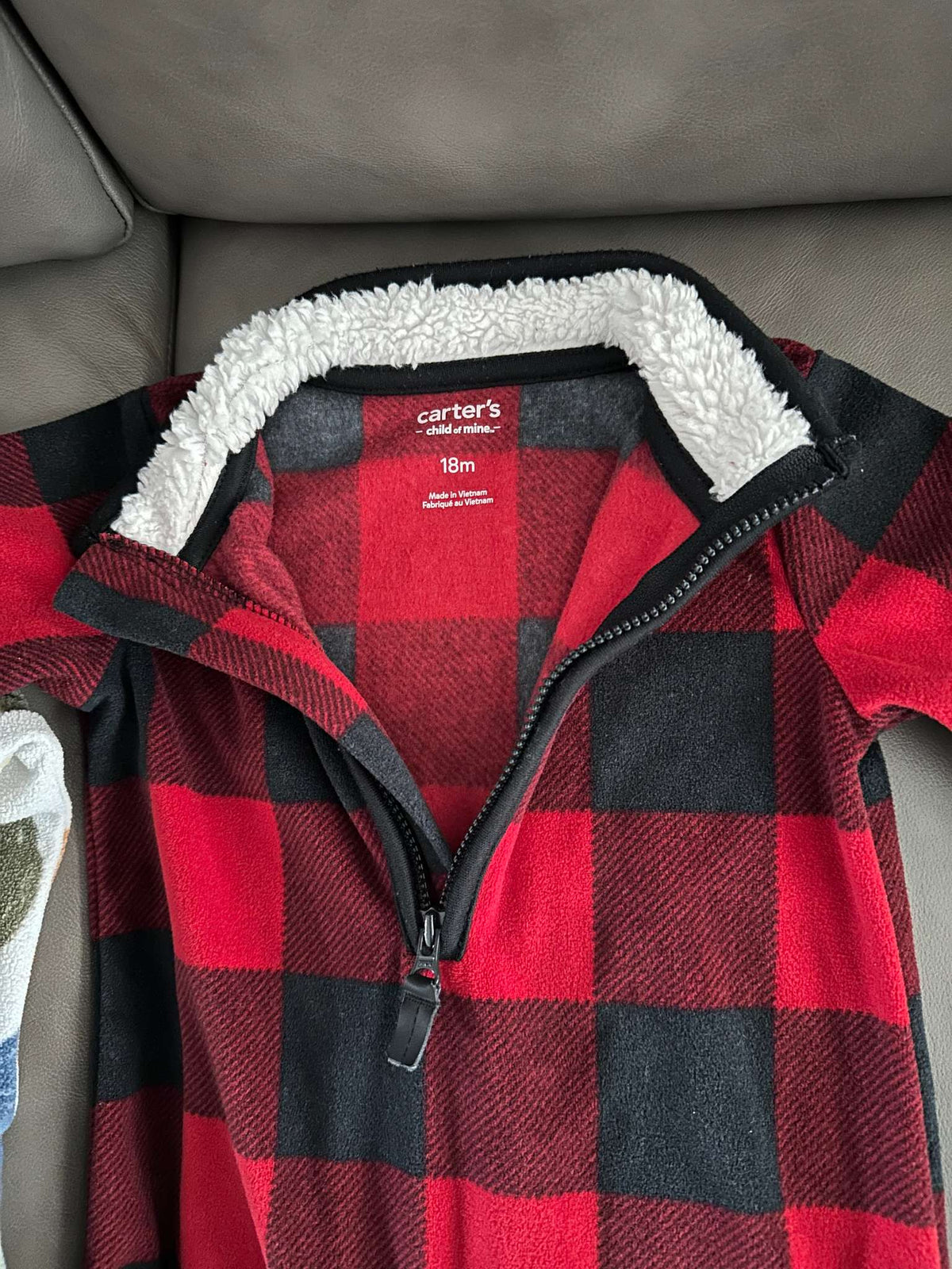 Bundle of 3 fleece sleepers, 12-18months size, Kids 18 Month (12-18M)