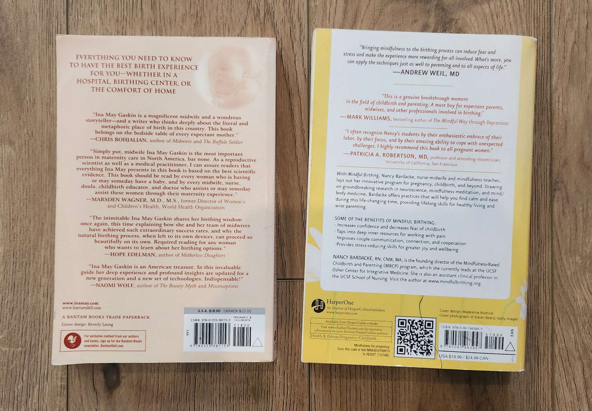 Mindful Birthing and Ina May's Guide to Childbirth