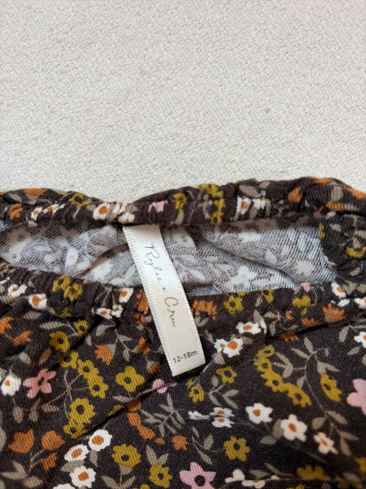 Rylee + Cru floral dress 12-18 m, Kids 18 Month (12-18M)