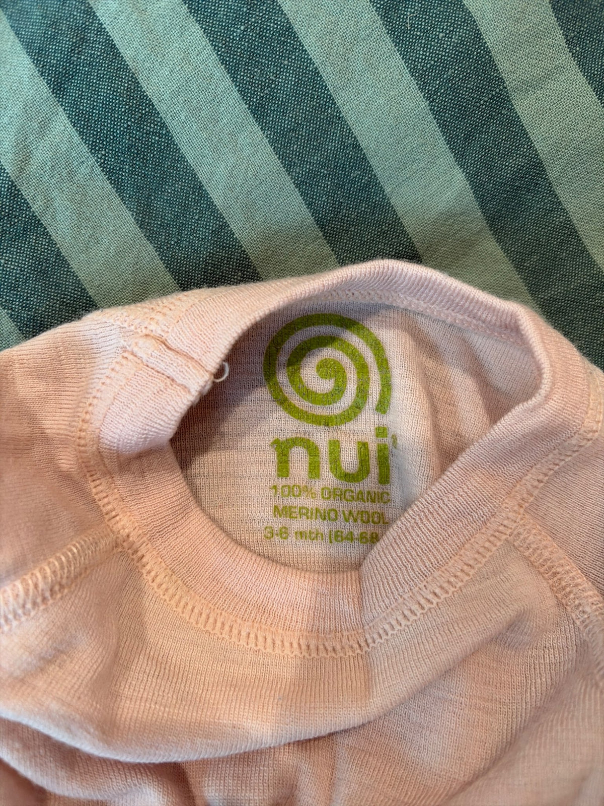 100% organic Merino wool long sleeve NUI, Kids 6 Month (3-6M)