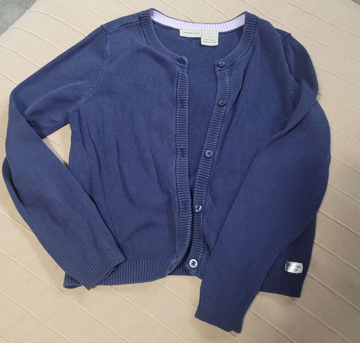 Calvin Klein button up sweater , Kids 8