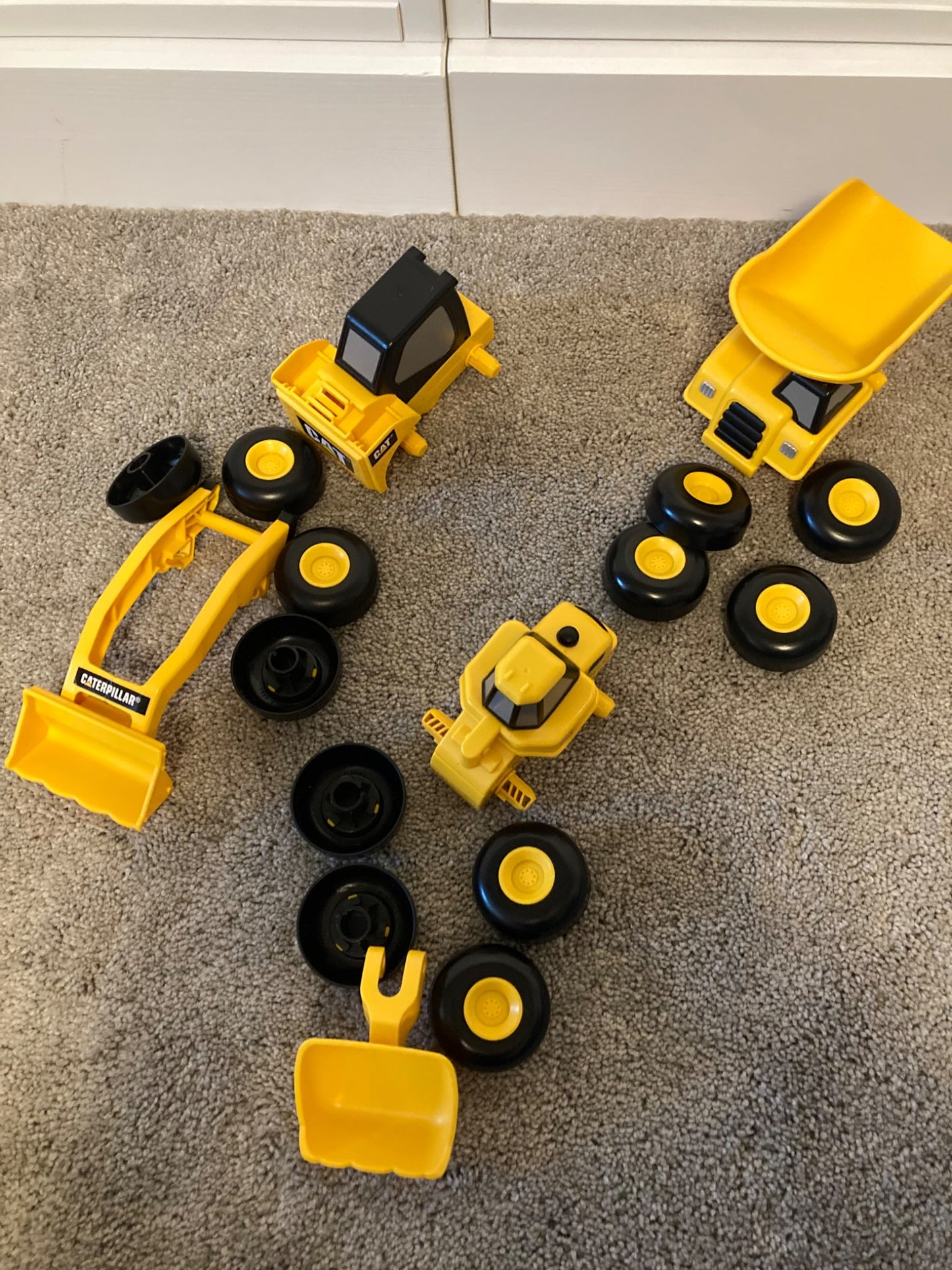 CAT take apart construction toys - set of 3