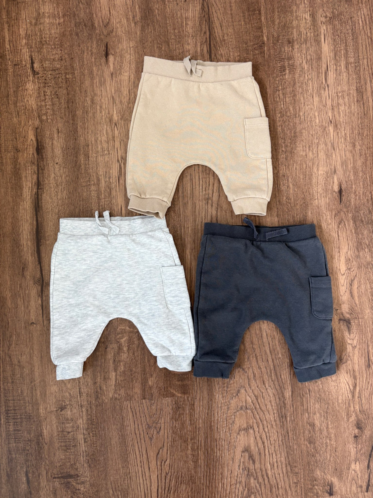 Fleece lined pants (3) 0-3 months, Kids 3 Month (0-3M)
