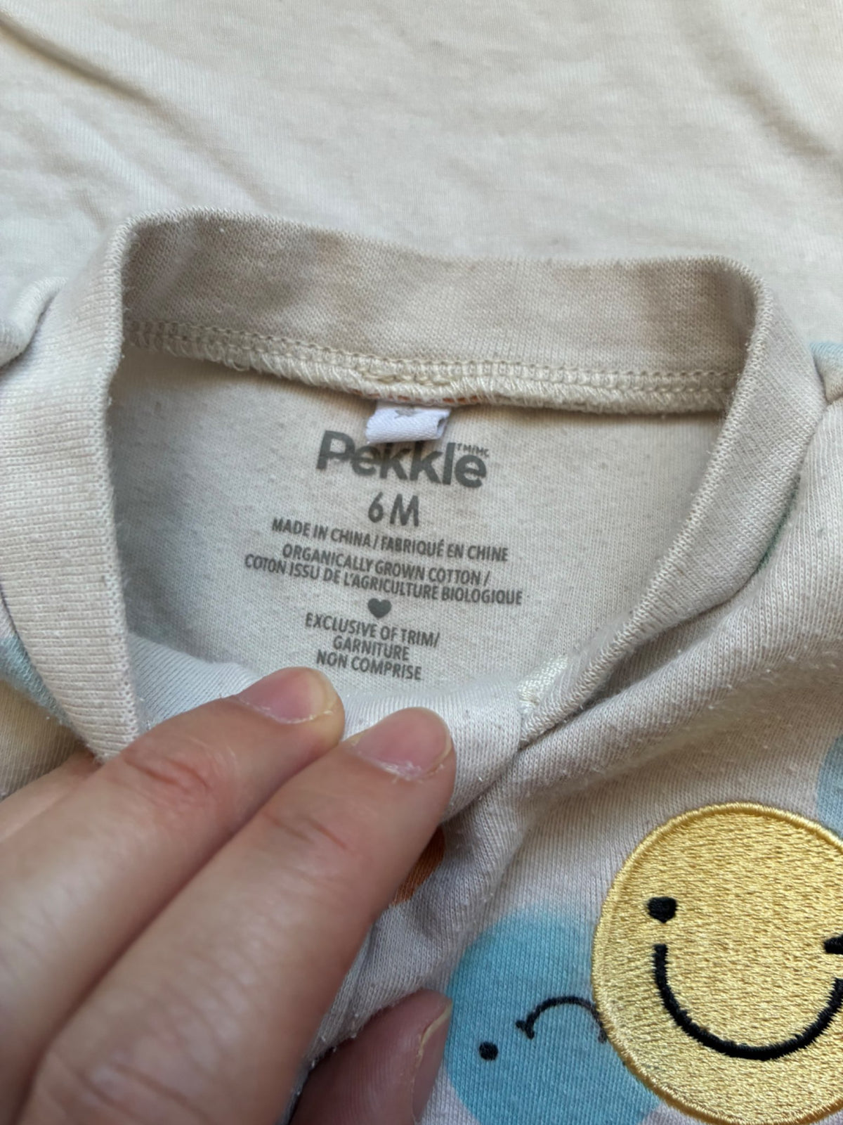 3 Pekkle 6 month footed sleepers, Kids 6 Month (3-6M)