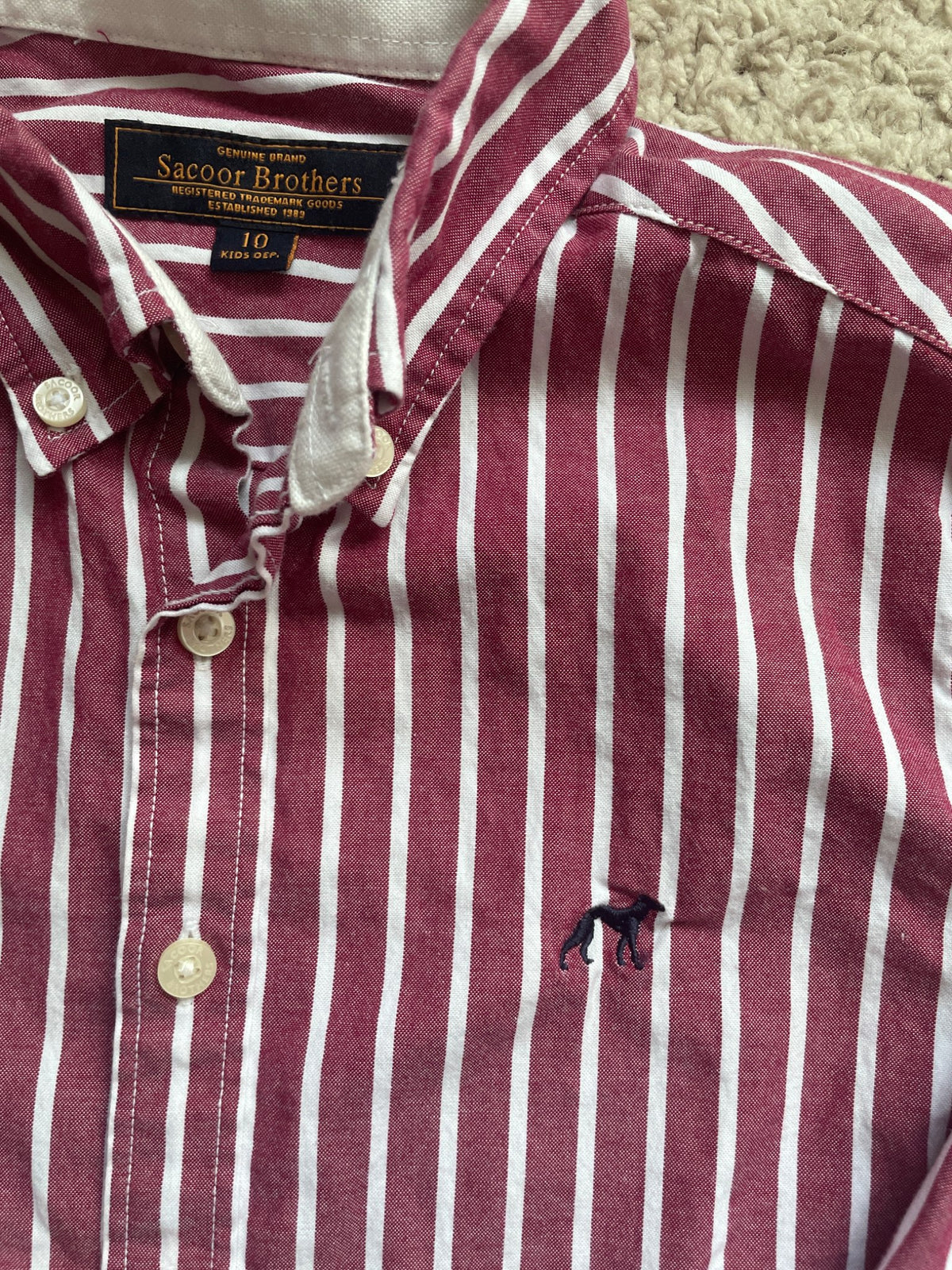 Size 10 boys Sacoor Brothers dress shirt , Kids 10