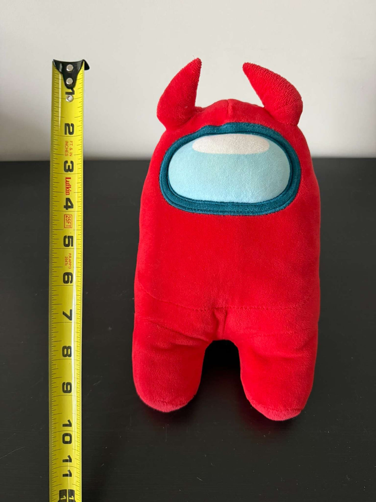 Among Us Red Crewmate Plush with Devil Horns - 10" (#249)