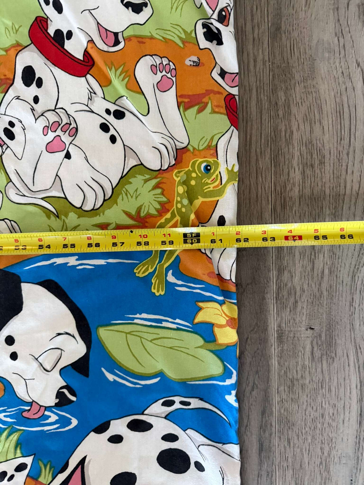 Vintage 90s Disney 101 Dalmatians Twin Sheet Set - Flat, Fitted & 3 Pillowcases (#37)