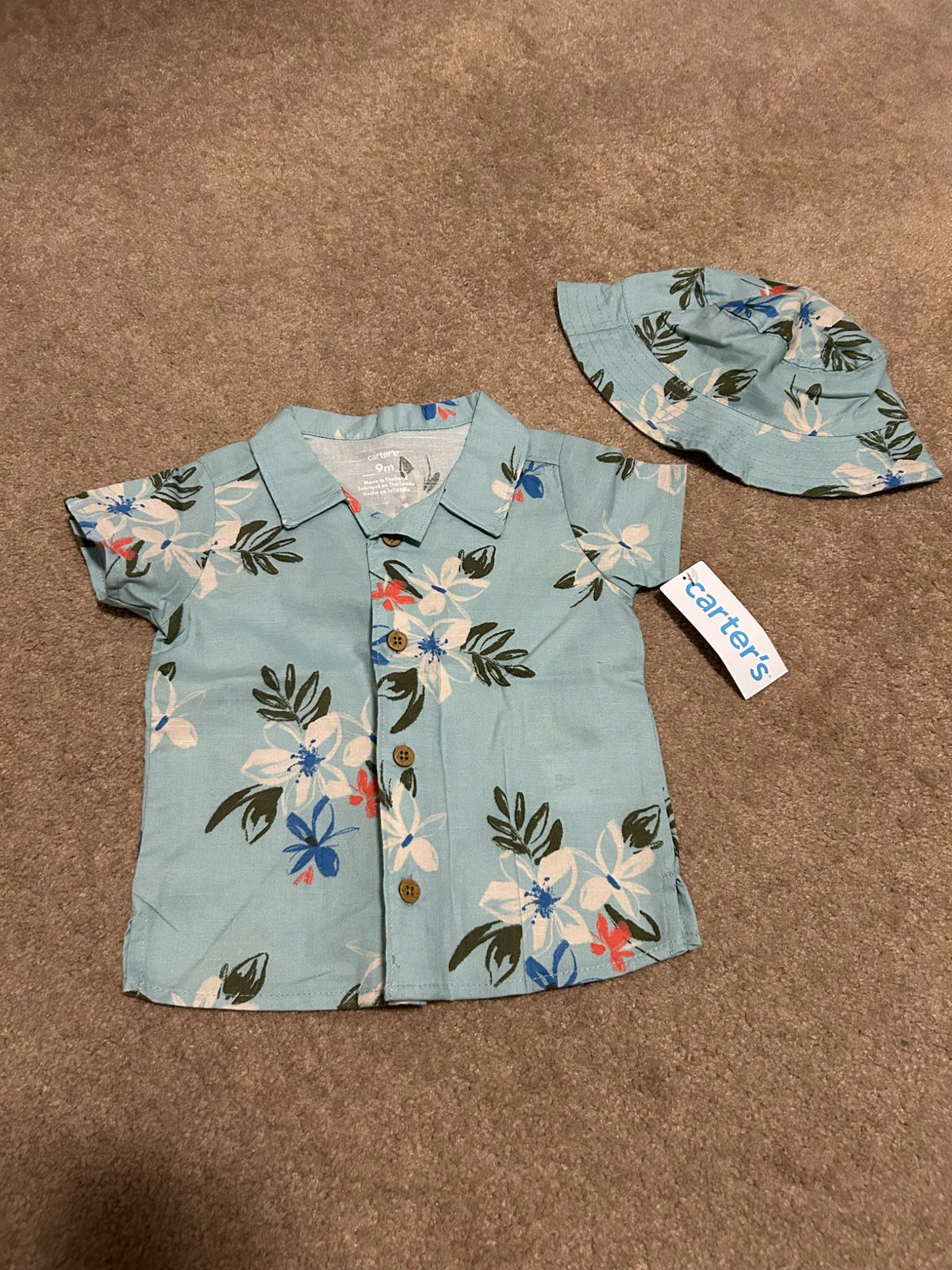 9 month shirt and hat - NEW, Kids 9 Month (6-9M)
