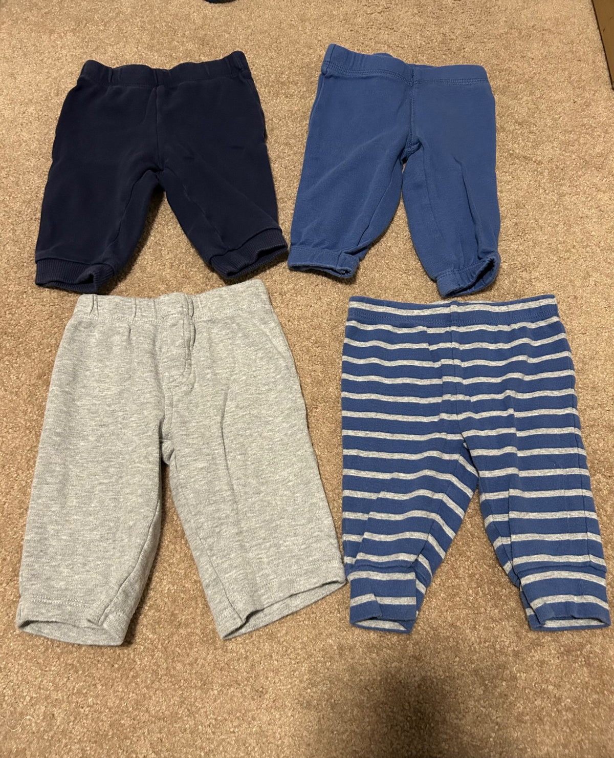 3 months pants x4, Kids 3 Month (0-3M)