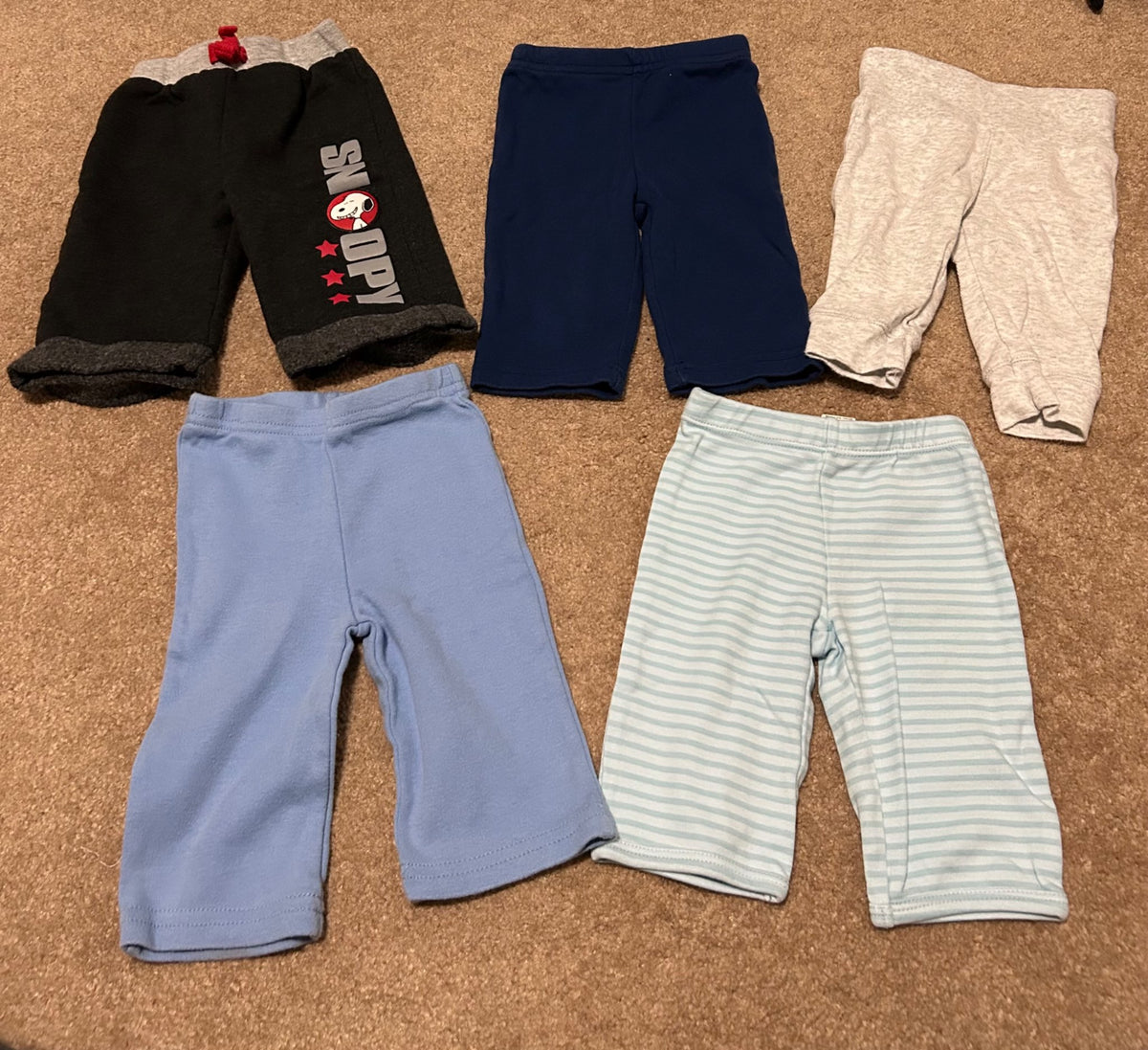 3 months pants x5, Kids 3 Month (0-3M)