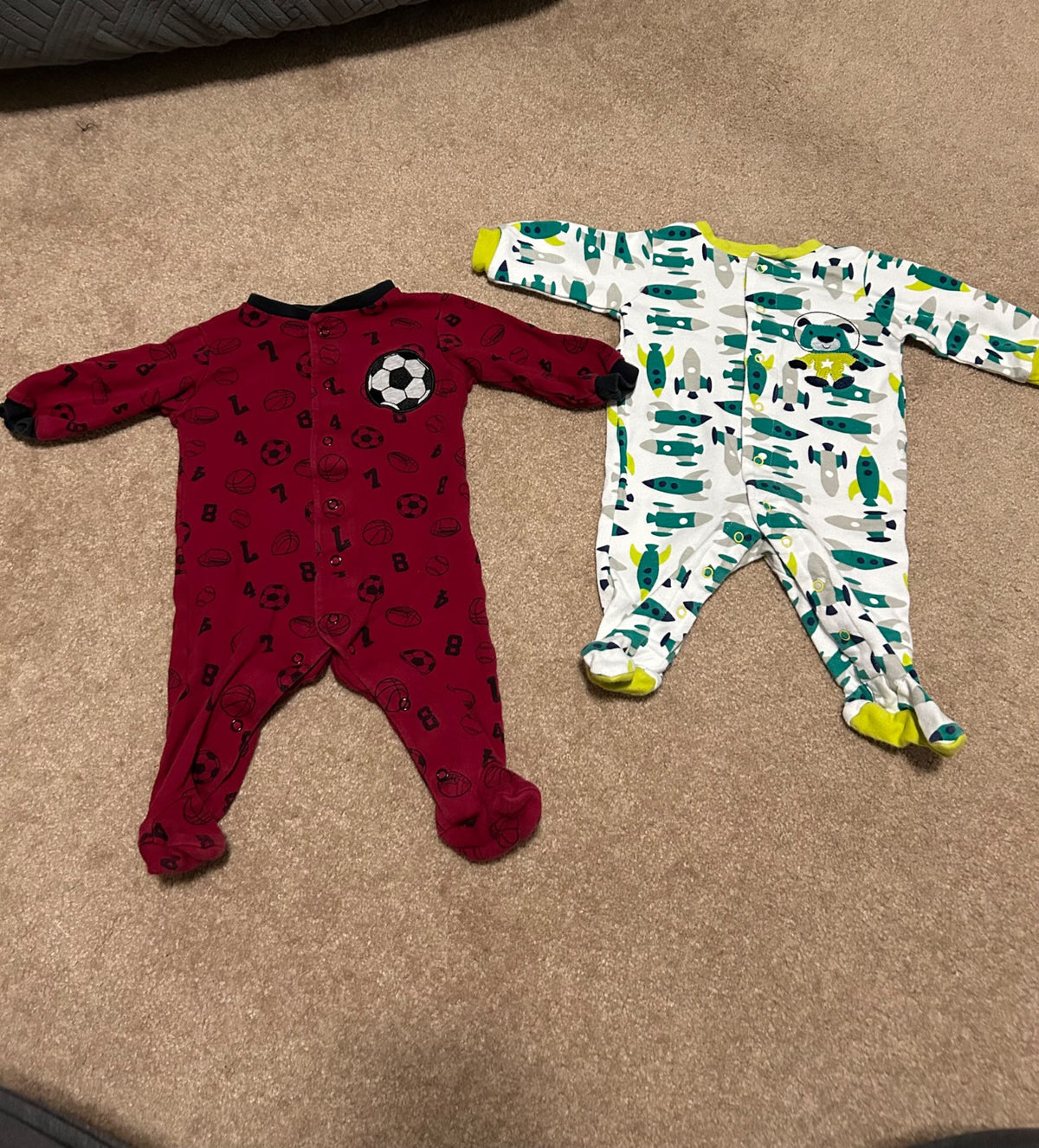 3 month sleepers x2, Kids 3 Month (0-3M)