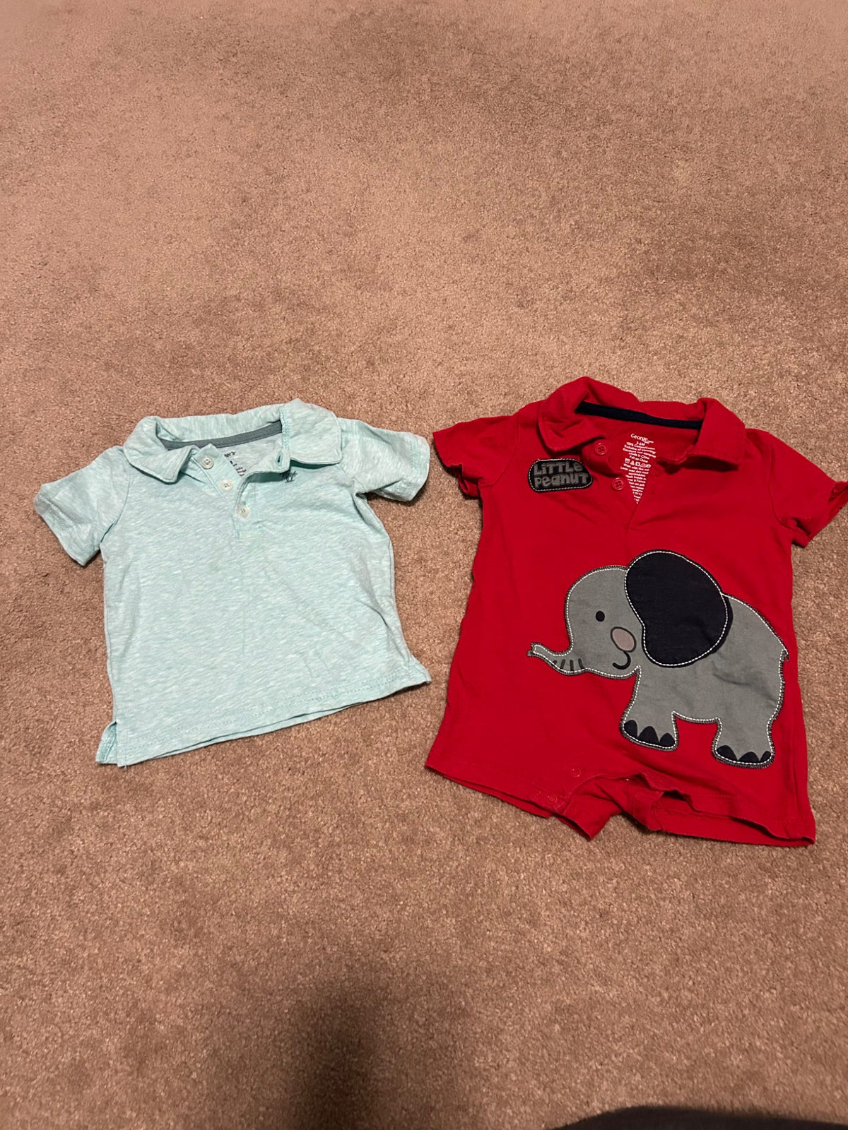 Shirt and Romper, Kids 6 Month (3-6M)