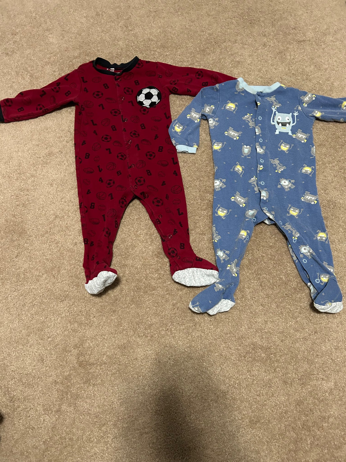 Sleepers x2. Size 12 months, Kids 12 Month (9-12M)