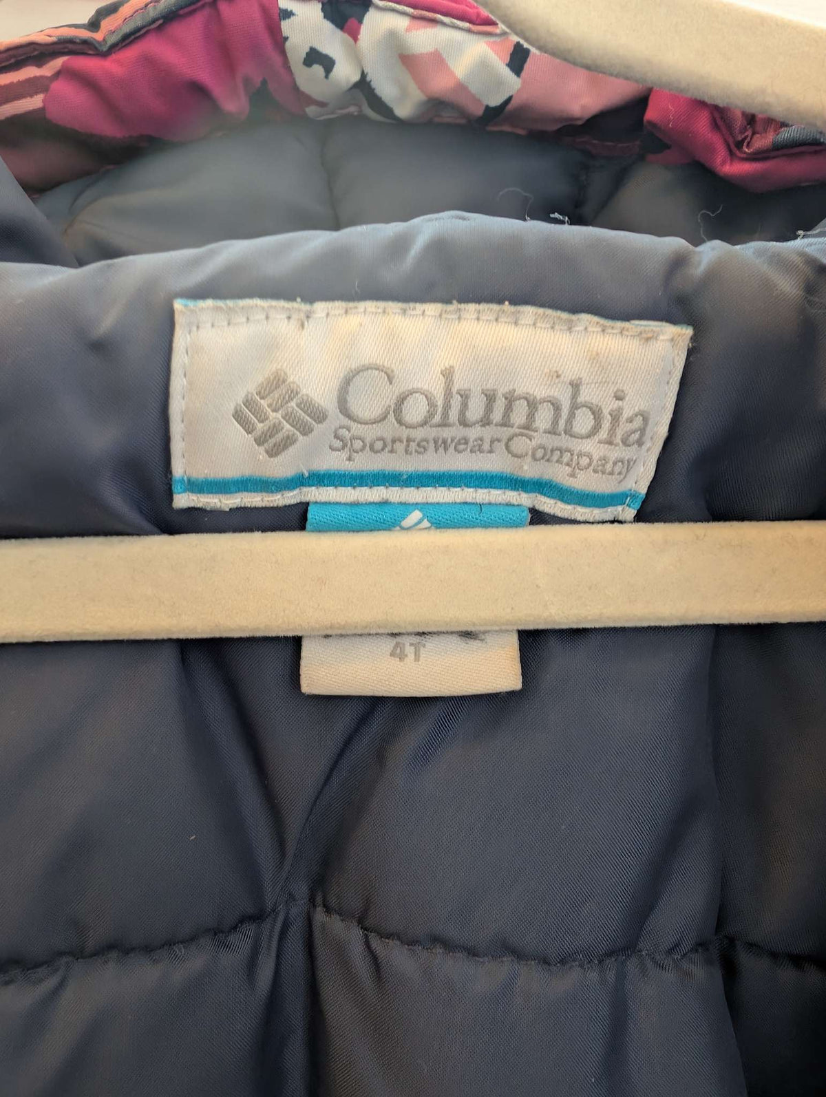 Girls Pink Winter Columbia Ski Jacket 4T, Kids 3T
