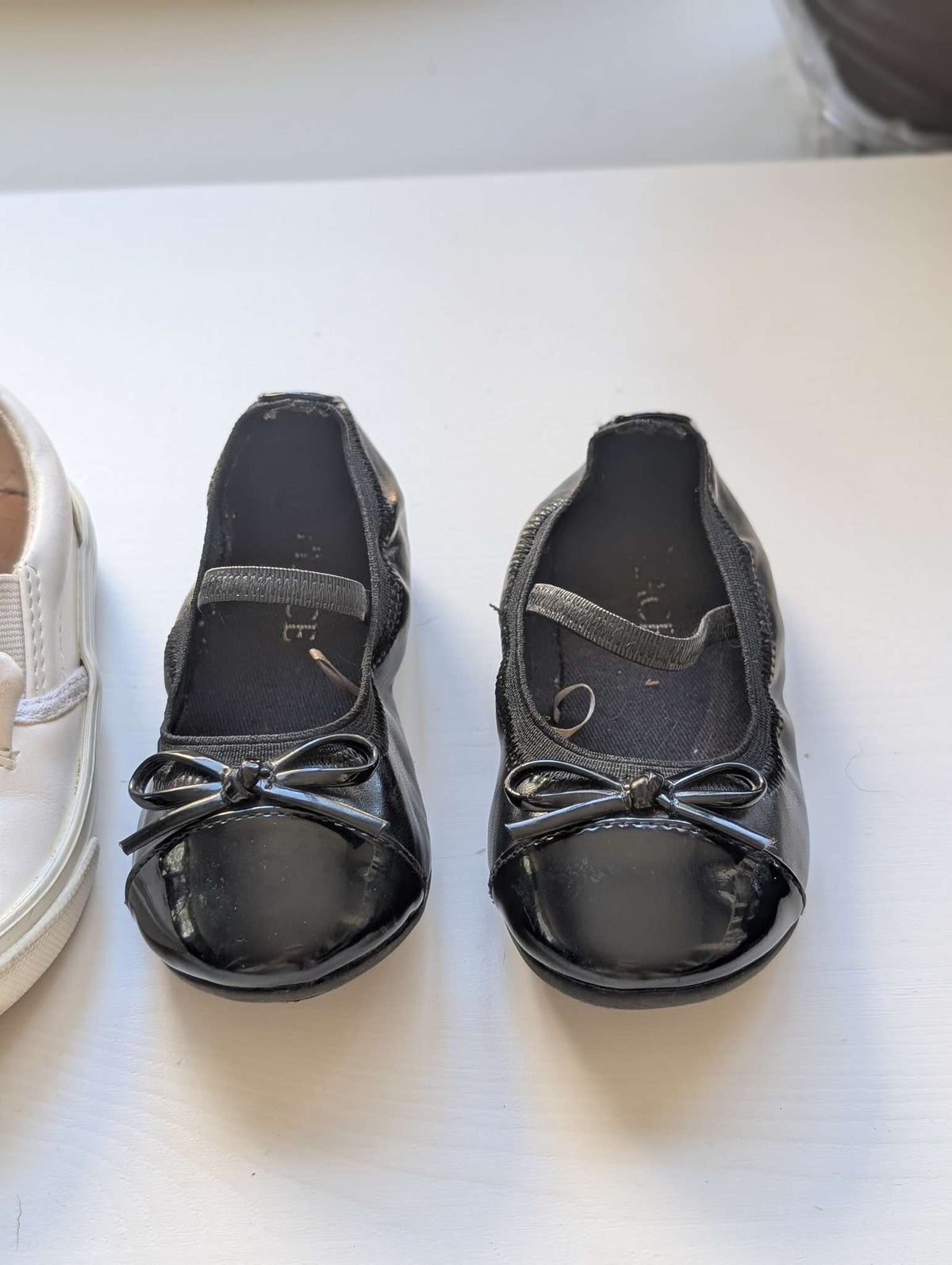 toddler Girl Patent vegan leather ballet flats, size 6, Shoes 6 (Walkers:12-24 mth)