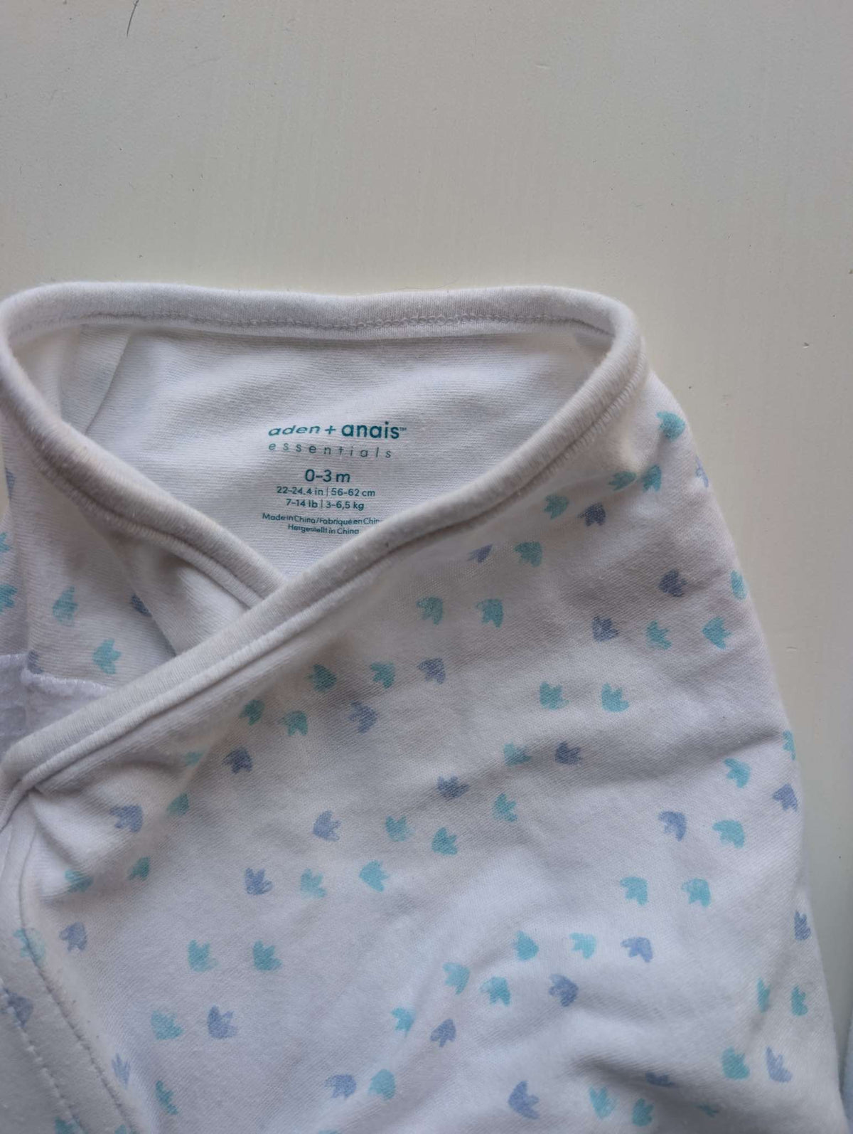 Aden + Anais Essentials Easy Swaddle Wraps | Blue & Winnie the Pooh | 100% Cotton | Velcro Baby Sleep Sack | Size 0-3 Months, 0-3 Months (Newborn)