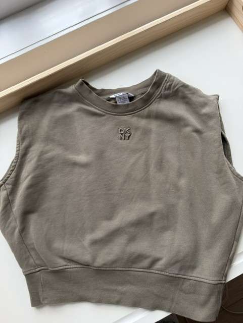DKNY Jeans 'Military Green' Top, Kids 12